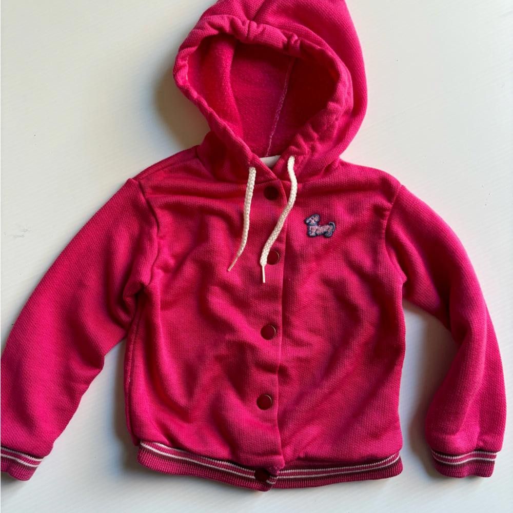 Designer Vintage Knitted Pink Sweater Size US XXS / EU 40 - 1 Thumbnail
