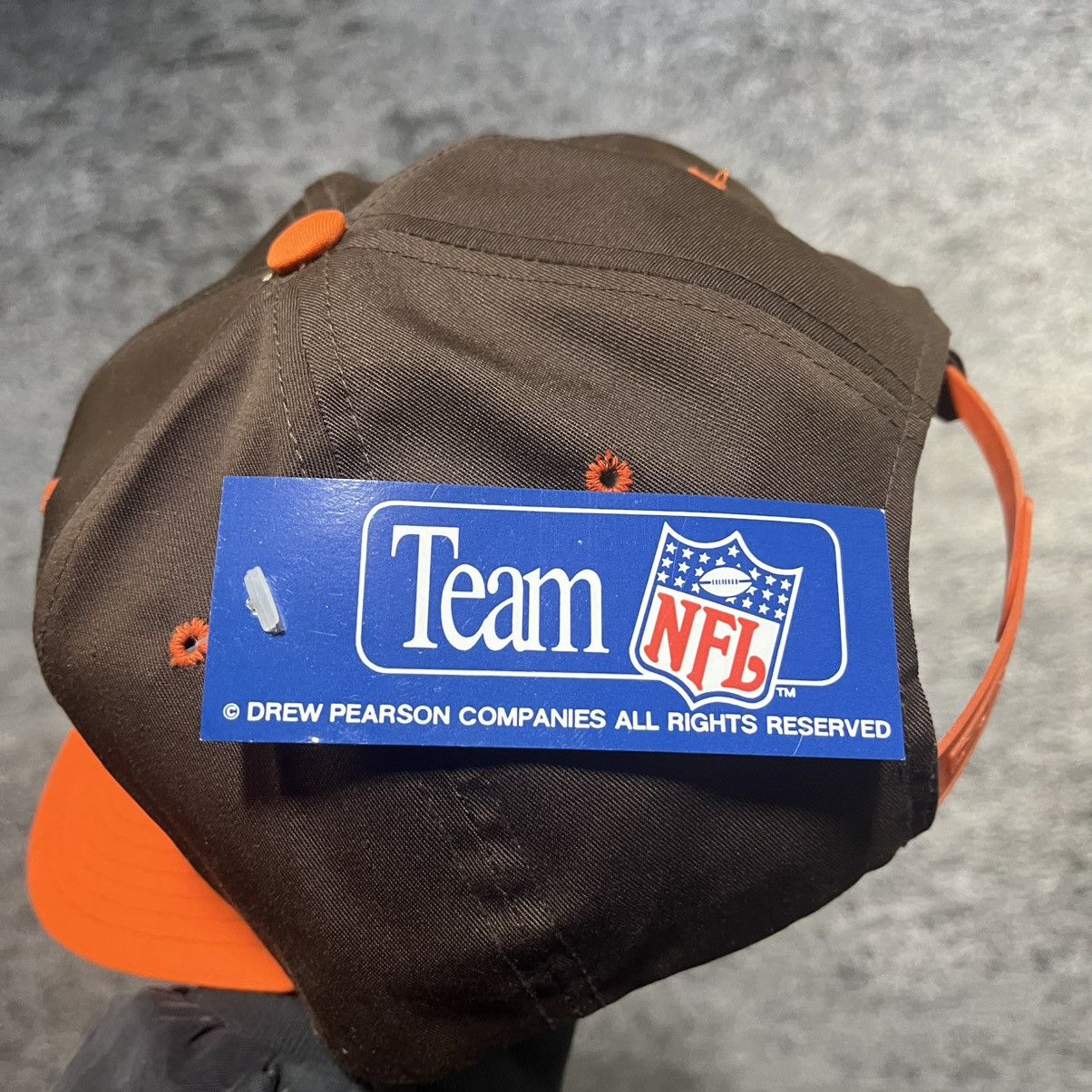 Drew Pearson VINTAGE CLEVELAND BROWNS DREW PEARSON SCRIPT SNAPBACK HAT Size ONE SIZE - 3 Thumbnail