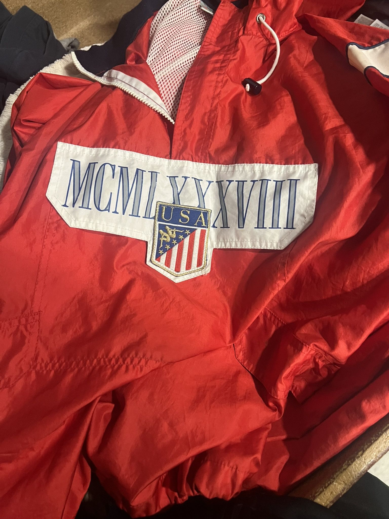 Kappa Vintage 90s Kappa USA Olympic Team Jacket – Made in Italy Size US XL / EU 56 / 4 - 2 Thumbnail