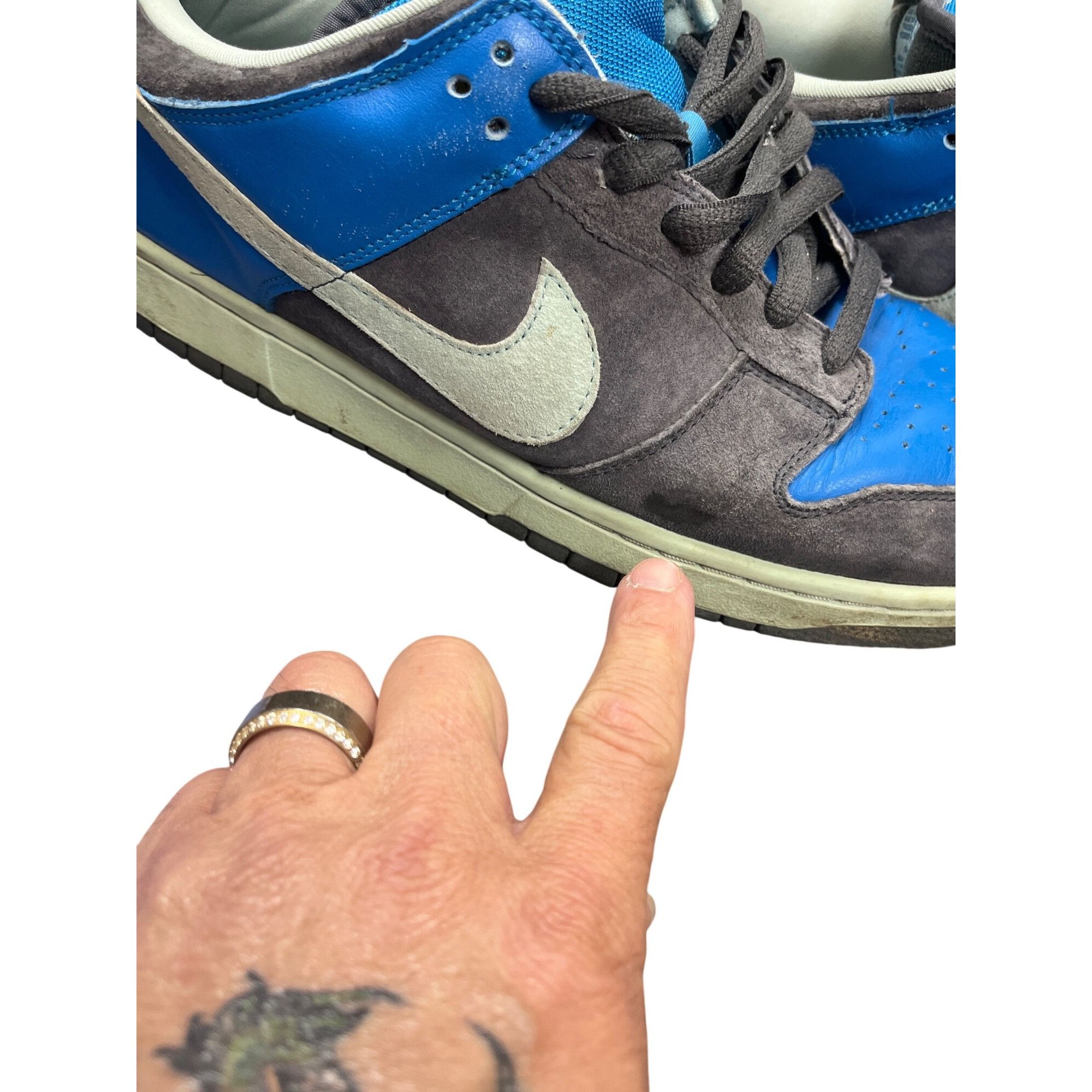 Nike Nike 304292-032 VTG RARE SB Dunk mens chalk blue gray sneake Size US 13 / EU 46 - 19 Thumbnail