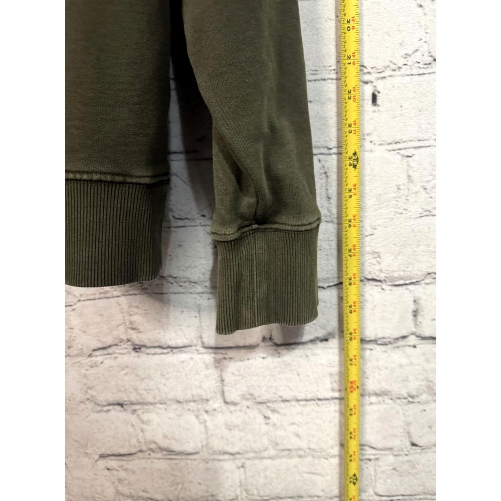 Banana Republic Banana Republic Sweatshirt Olive Green Embroidered XL Crew Neck Long Sleeve Pullover Knit Cotton Mens Regular Vintage No Size US XL / EU 56 / 4 - 5 Thumbnail
