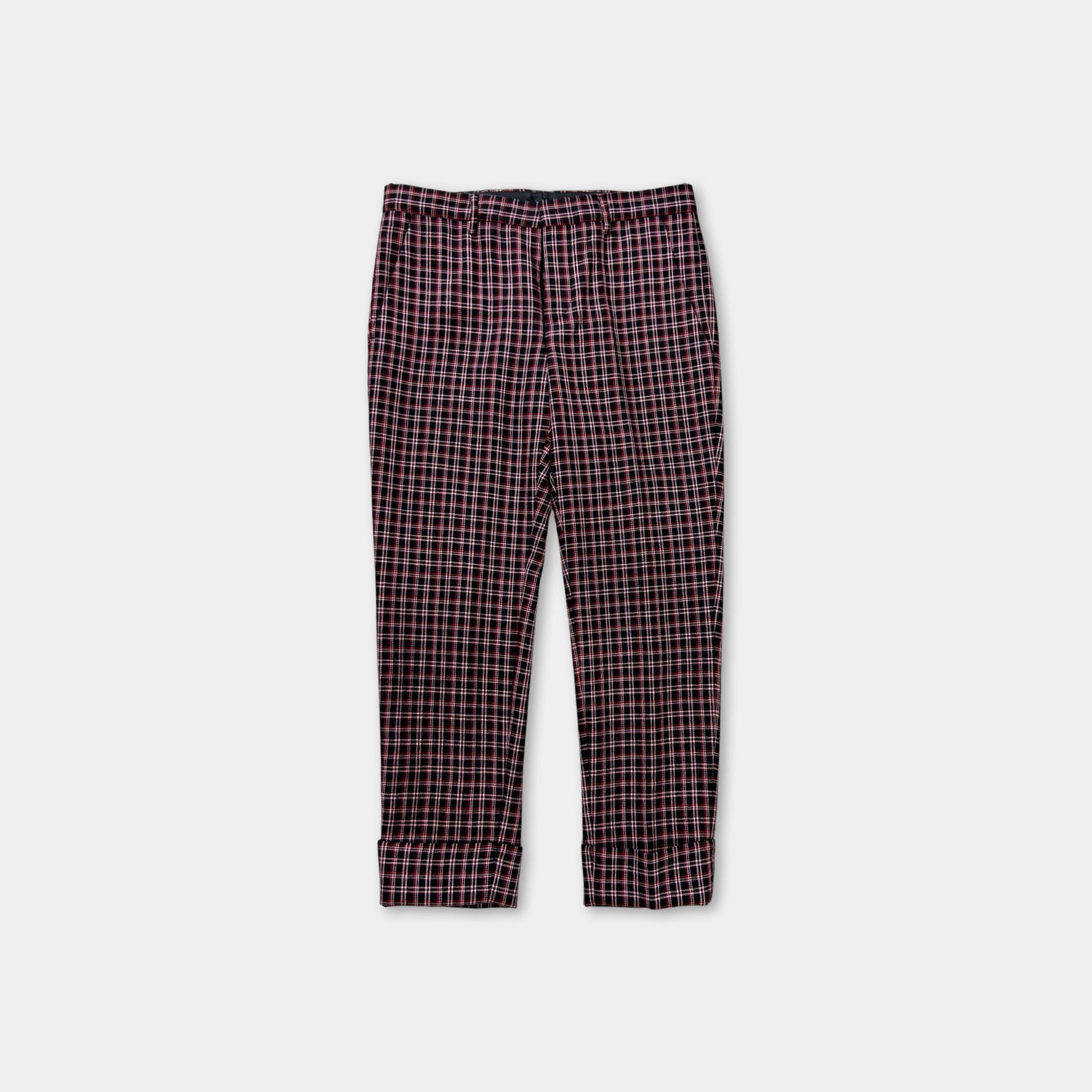 Miu Miu Miu Miu 3/4 Checkered Pants Size 30" / US 8 / IT 44 - 1 Thumbnail
