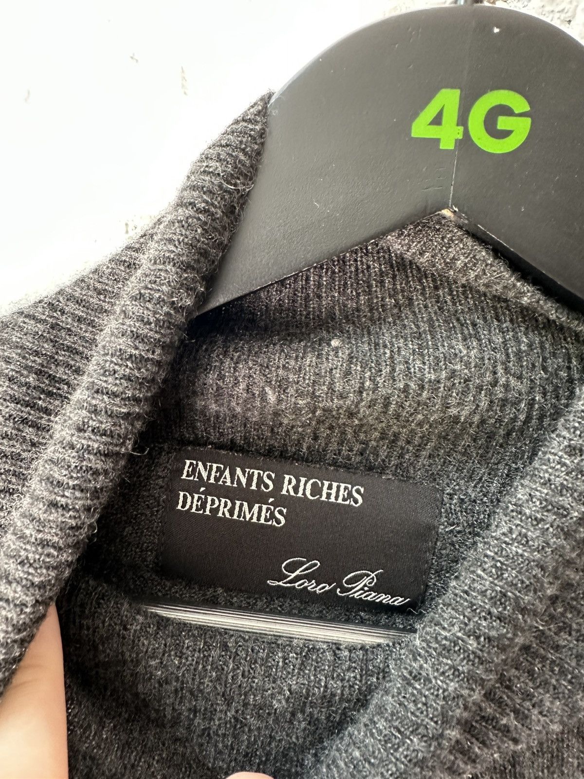Enfants Riches Deprimes × Loro Piana ERD Loro Piana Cashmere Turtleneck Size US M / EU 48-50 / 2 - 4 Thumbnail