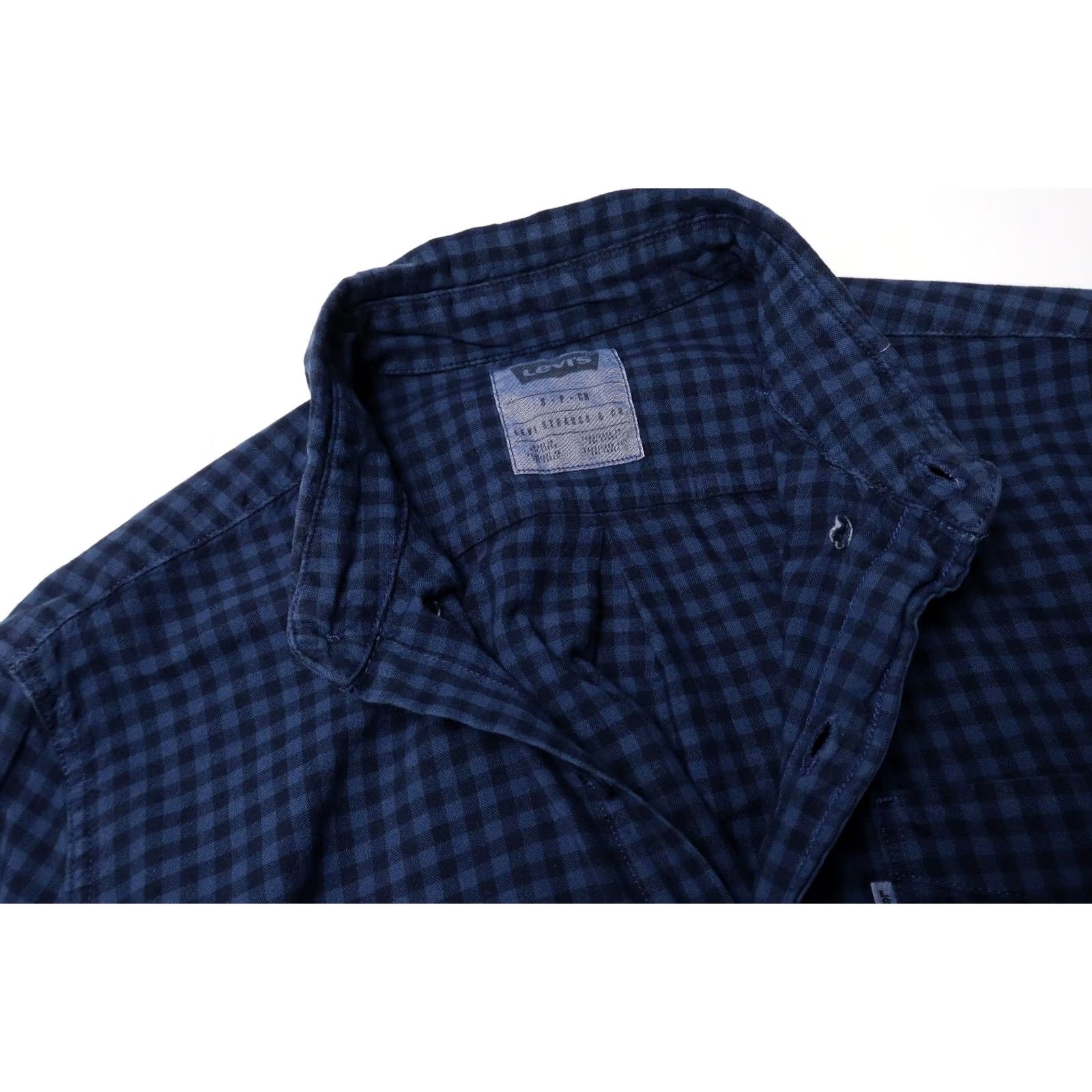 Levi's LEVI'S Shirt Men's SMALL Blue Check Button-Down Pocket Shirt Size US S / EU 44-46 / 1 - 4 Thumbnail