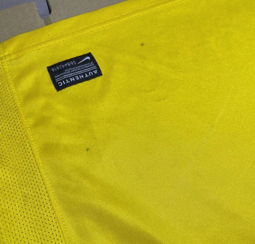 Designer × Vintage Swag Sportwear Archive Yellow Hand-printed Football Jersey Size US L / EU 52-54 / 3 - 6 Thumbnail