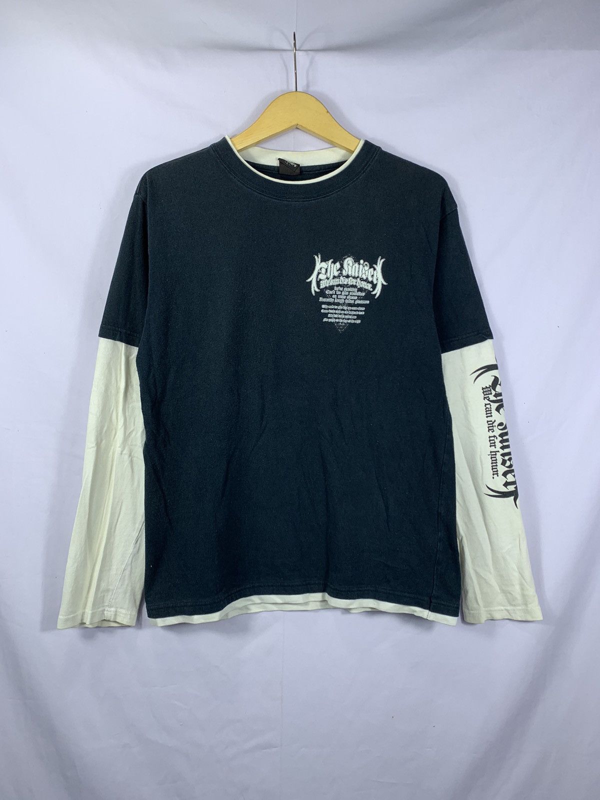 14th Addiction JAPANESE BEAUMERE DOUBLE LAYER POEM LONG SLEEVE STYLE Size US L / EU 52-54 / 3 - 2 Thumbnail