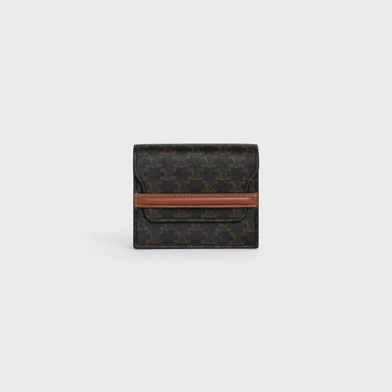 Celine o1w1db10426 Size: OS/Business Card Holder in Black/Brown Size ONE SIZE - 1 Thumbnail