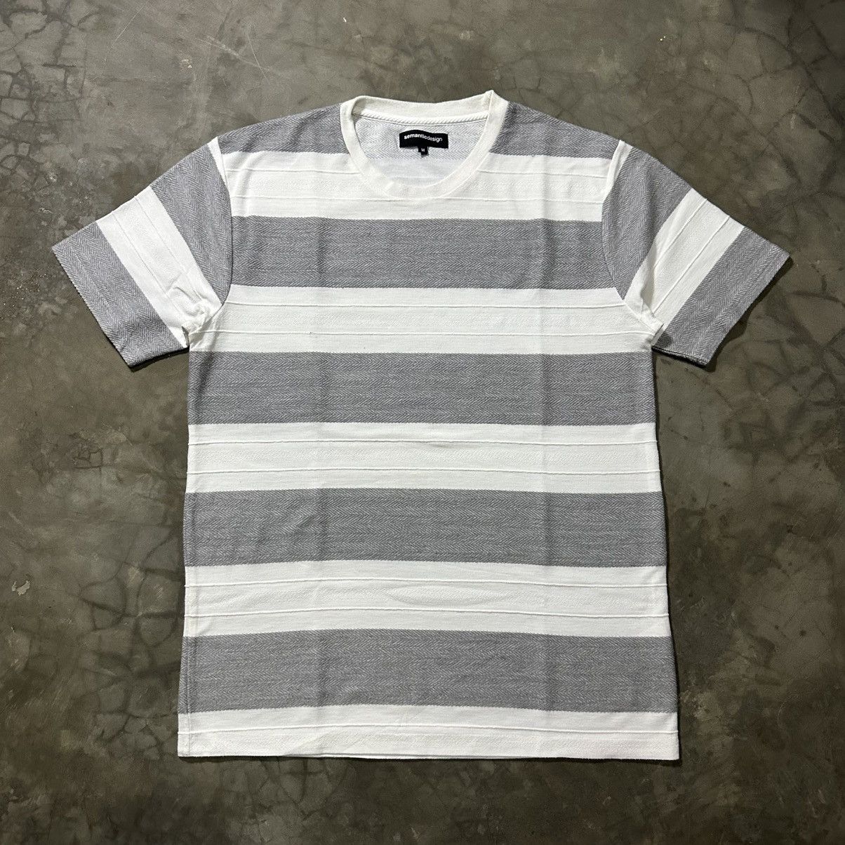 semanticdesign SEMANTIC DESIGN STRIPED T-SHIRT Size US M / EU 48-50 / 2 - 1 Thumbnail