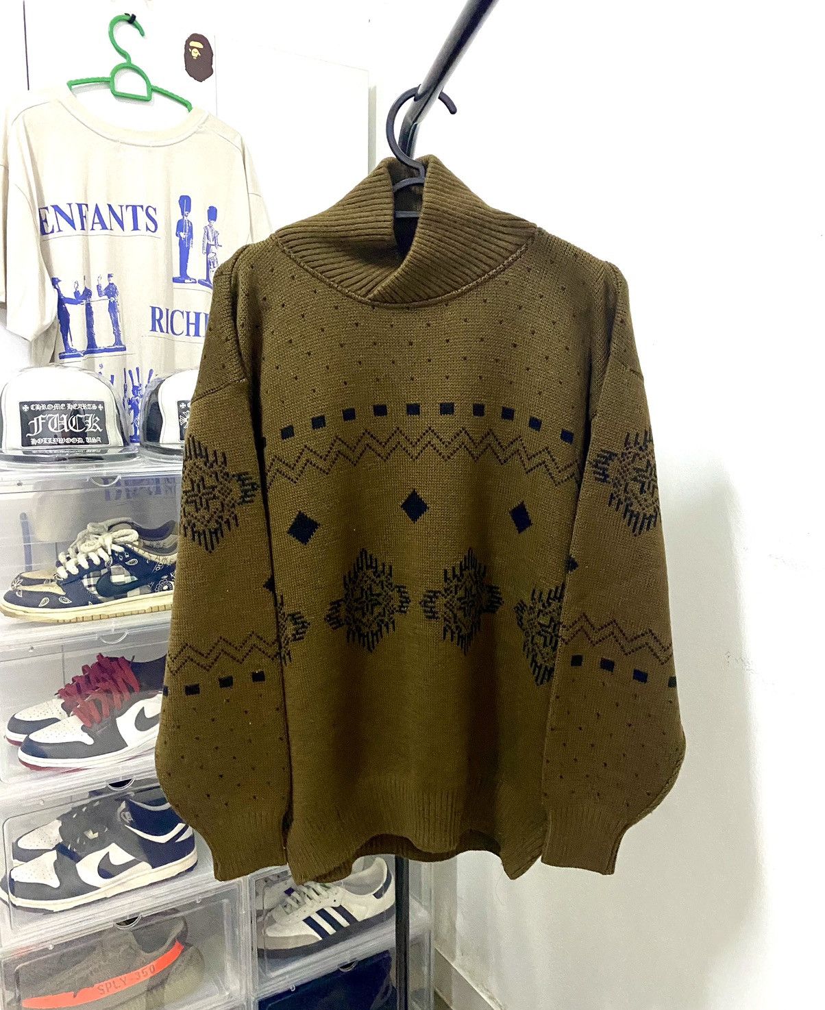 Christian Dior Monsieur Christian Dior Turtleneck Knitwear Size US M / EU 48-50 / 2 - 1 Thumbnail