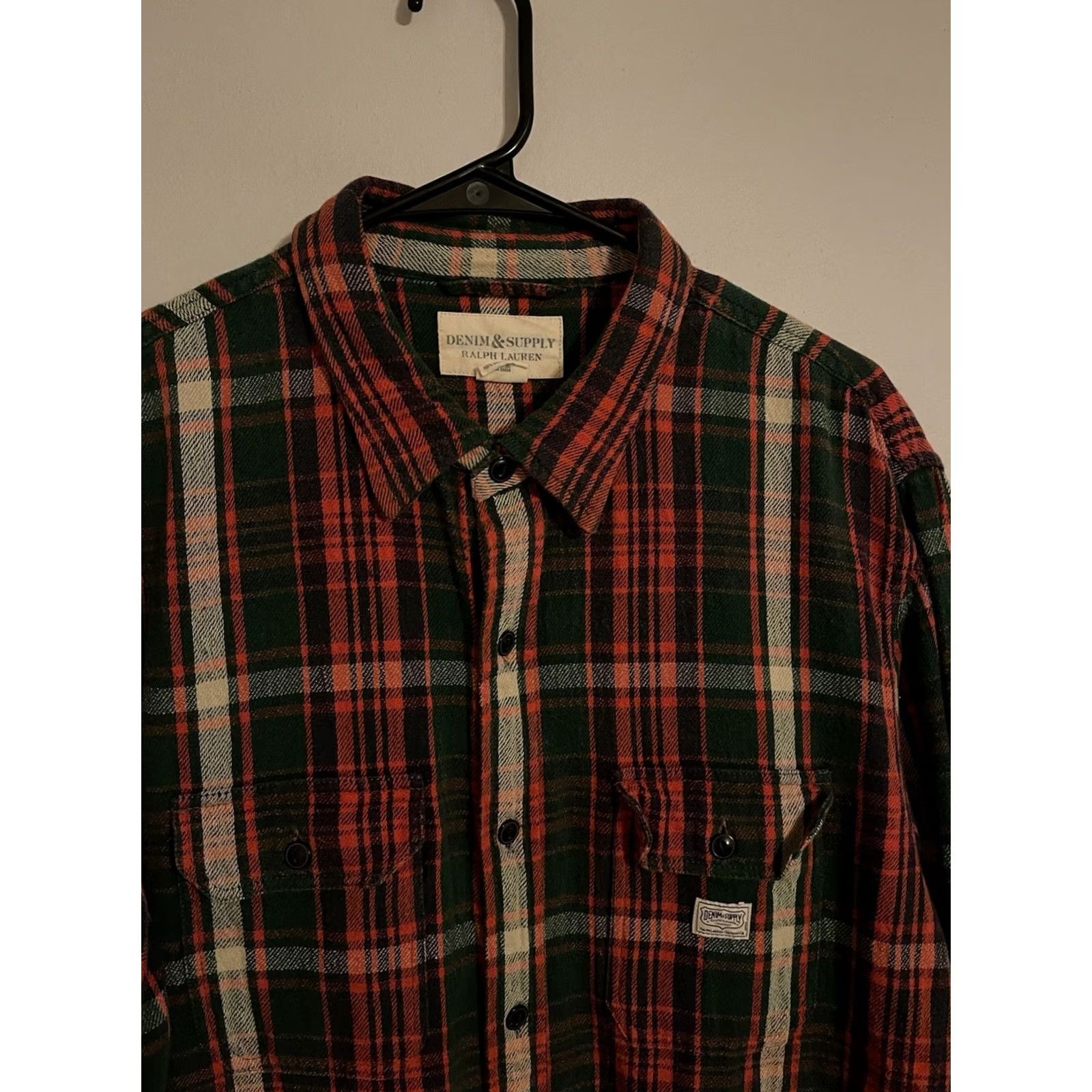 Polo Ralph Lauren Polo Ralph Lauren Flannel Shirt Men's Large Green Red Plaid L/S Size US L / EU 52-54 / 3 - 2 Thumbnail