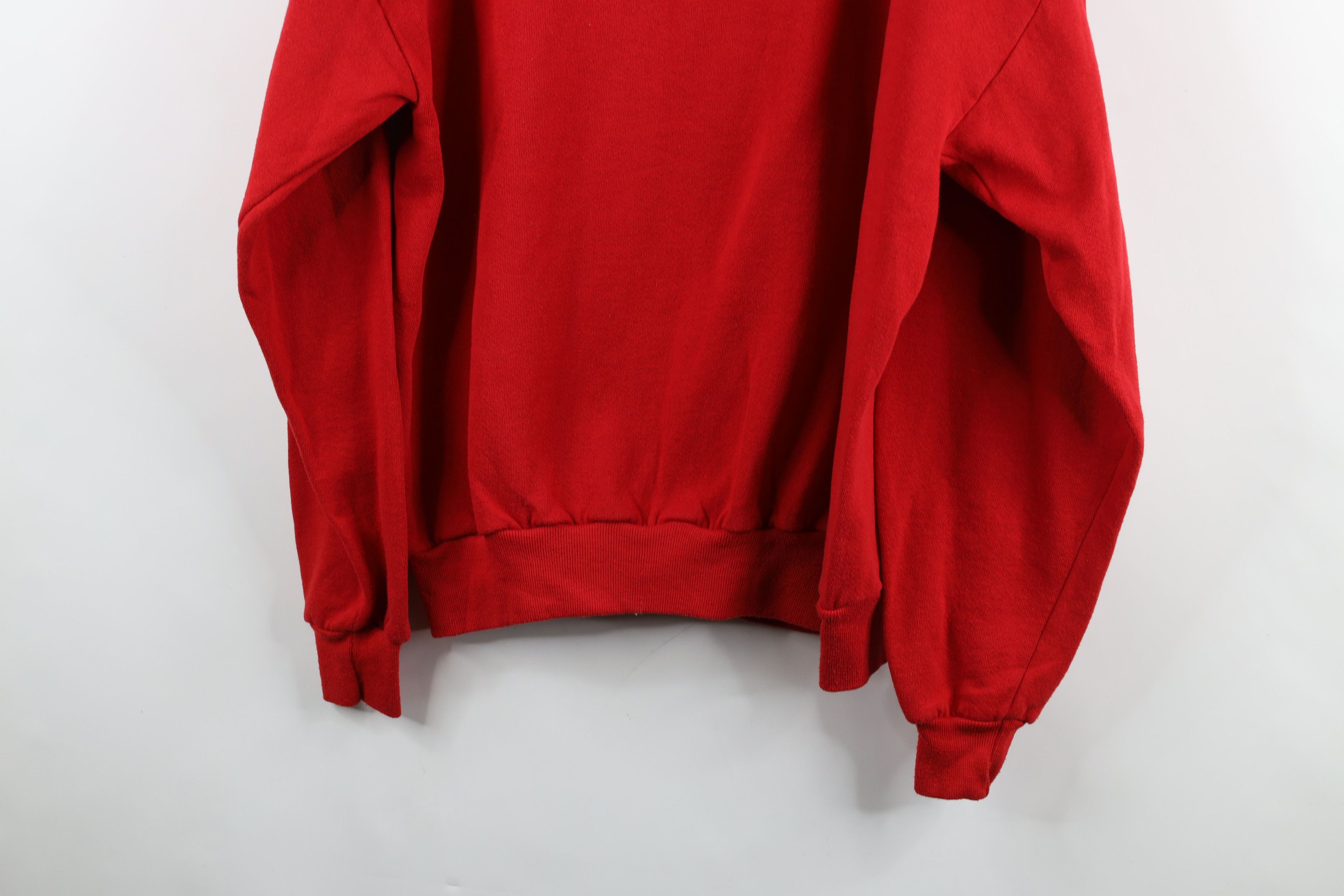 Vintage Vintage 90s Streetwear Tree Crewneck Sweatshirt Red USA Size XL / US 12-14 / IT 48-50 - 14 Thumbnail