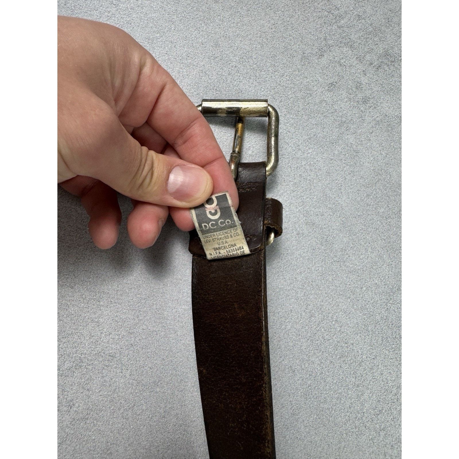 Levi's Vintage Levis Belt Logo Leather Men Brown Size 90/36 Size 36 - 15 Thumbnail