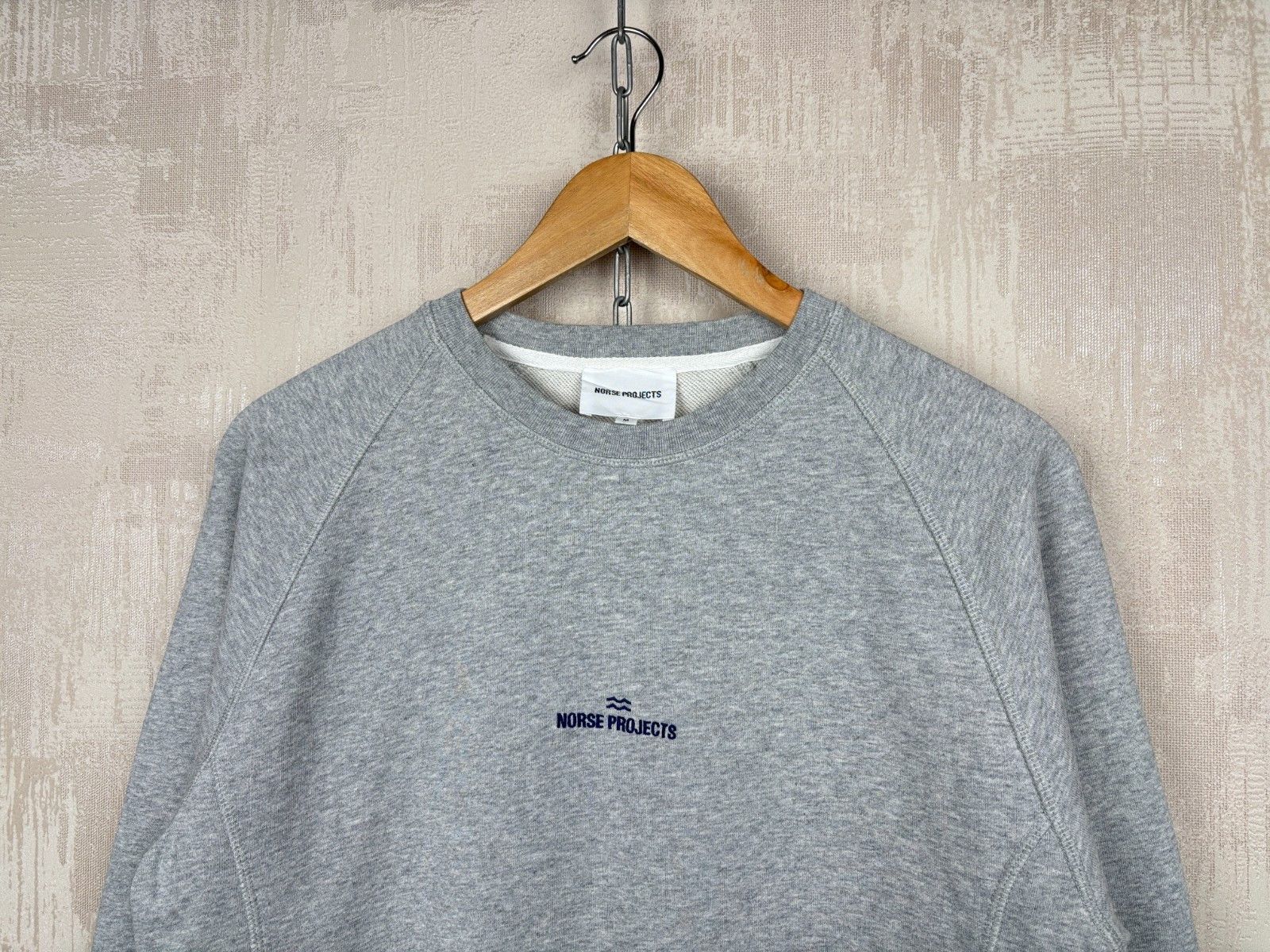 Norse Projects Norse Projects Ketel NP Wave Logo Crew Neck Sweatshirt Size US M / EU 48-50 / 2 - 1 Thumbnail