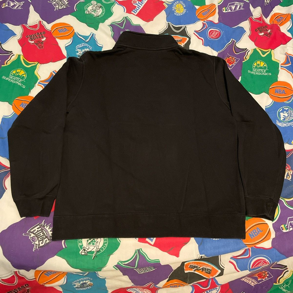 Nike Modern Nike Sportswear Athletic Quarter Zip Mockneck Jacket Size US L / EU 52-54 / 3 - 2 Thumbnail