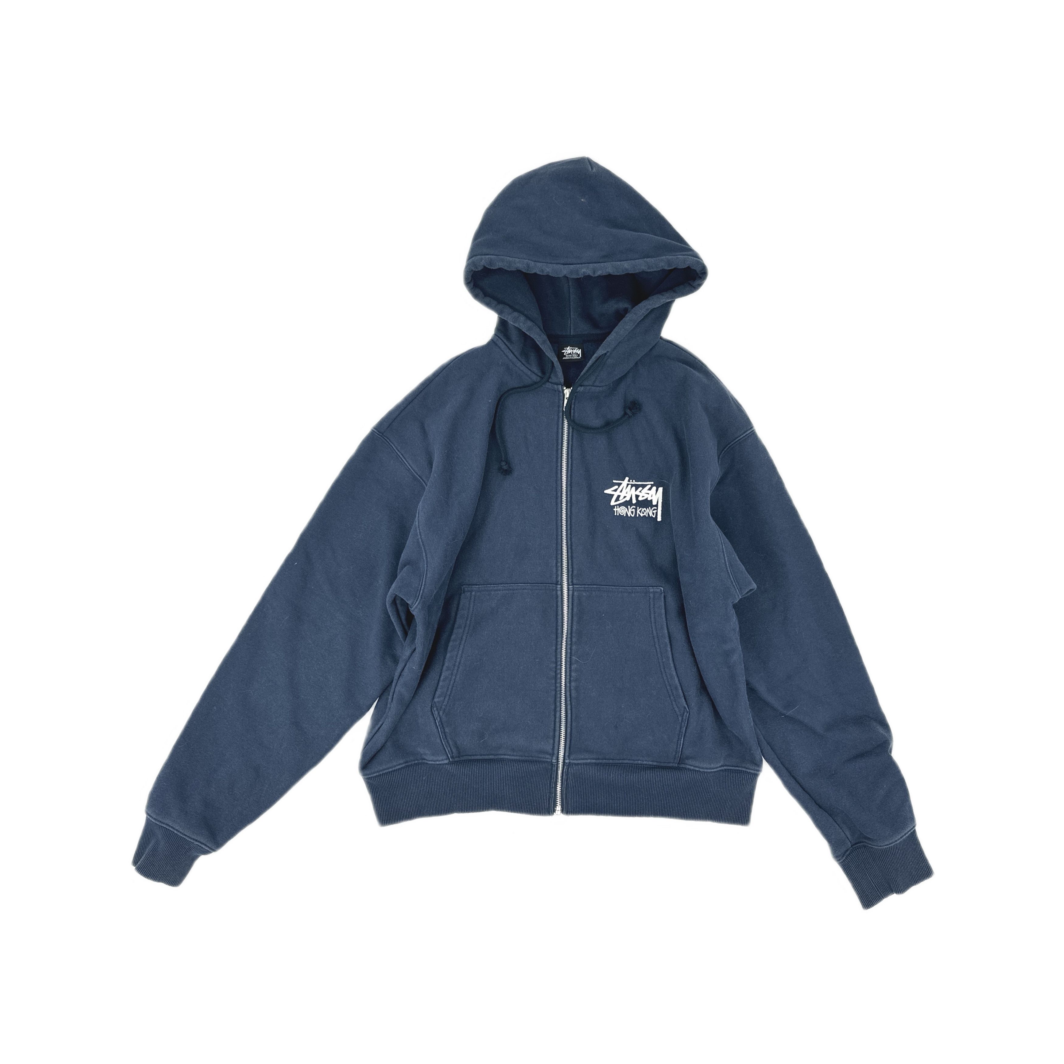 Stussy Faded Graphic Zip Hoodie | Grailed