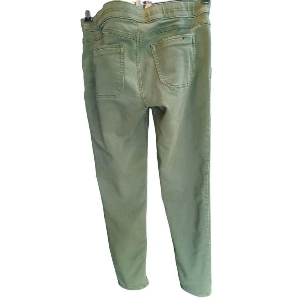 Other Democracy Size 8 Glider Olive Green Pull On Casual Jeggings Size 30" / US 8 / IT 44 - 2 Thumbnail