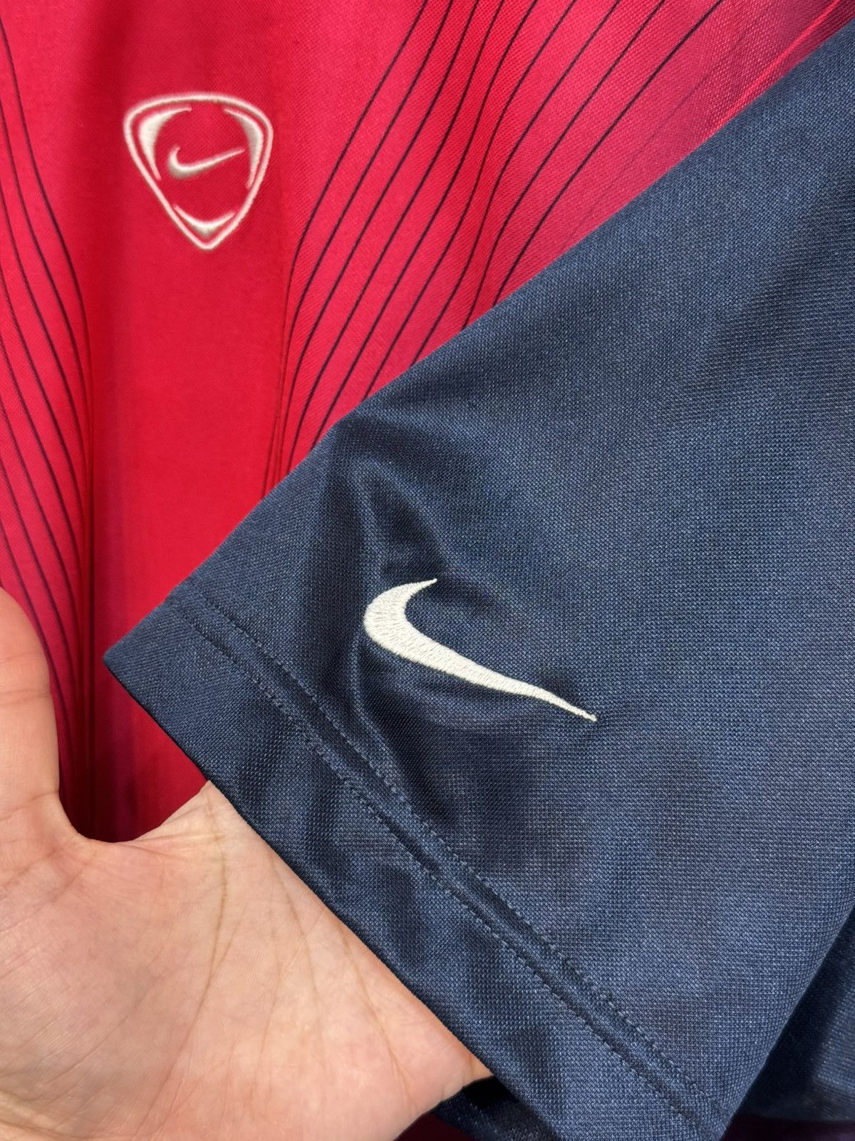 Nike ❗️Rare❗️Vintage Nike Total 90 Minilogo Training Jersey Size US L / EU 52-54 / 3 - 4 Thumbnail