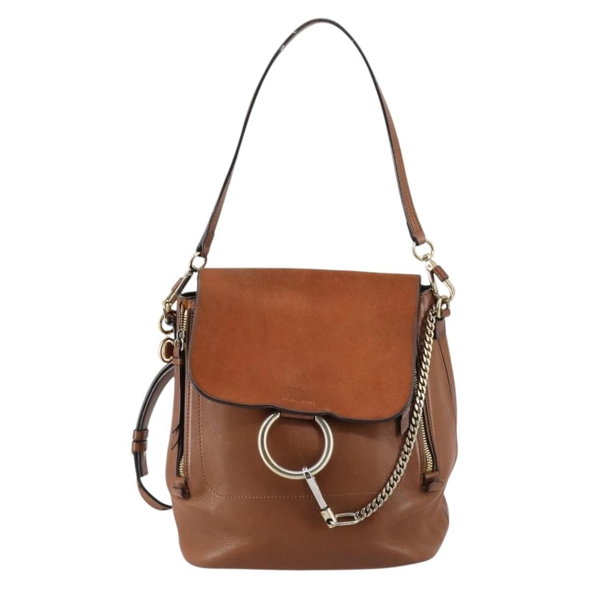 Chloe Chloe Faye Backpack Leather and Suede Size ONE SIZE - 1 Thumbnail