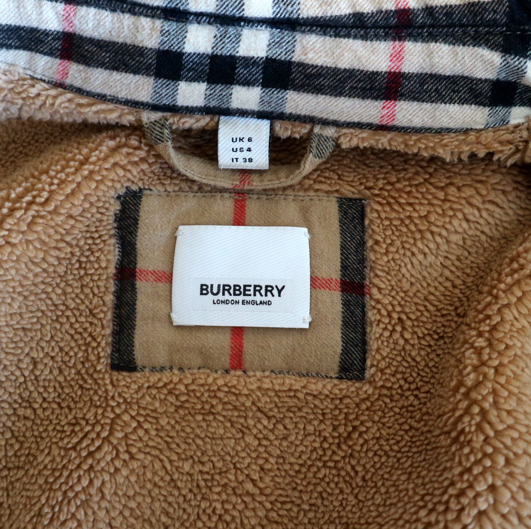 Burberry Burberry Vintage Check Shirt Jacket Beige Shacket UK 6 Size S / US 4 / IT 40 - 2 Thumbnail