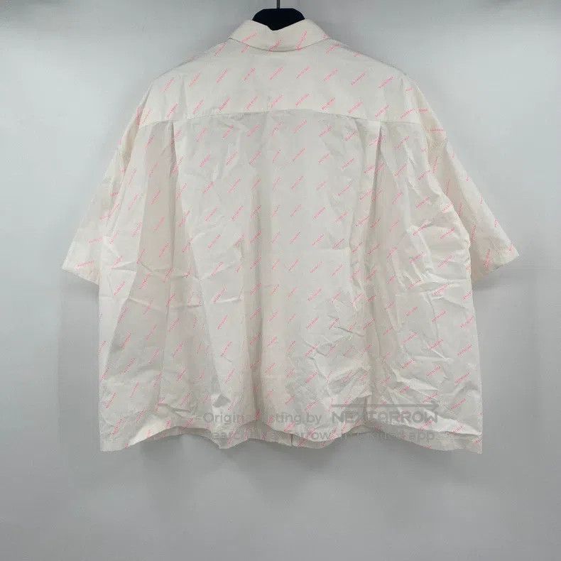 Balenciaga Balenciaga Pink barrage short-sleeve shirt Size XS / US 0-2 / IT 36-38 - 2 Thumbnail