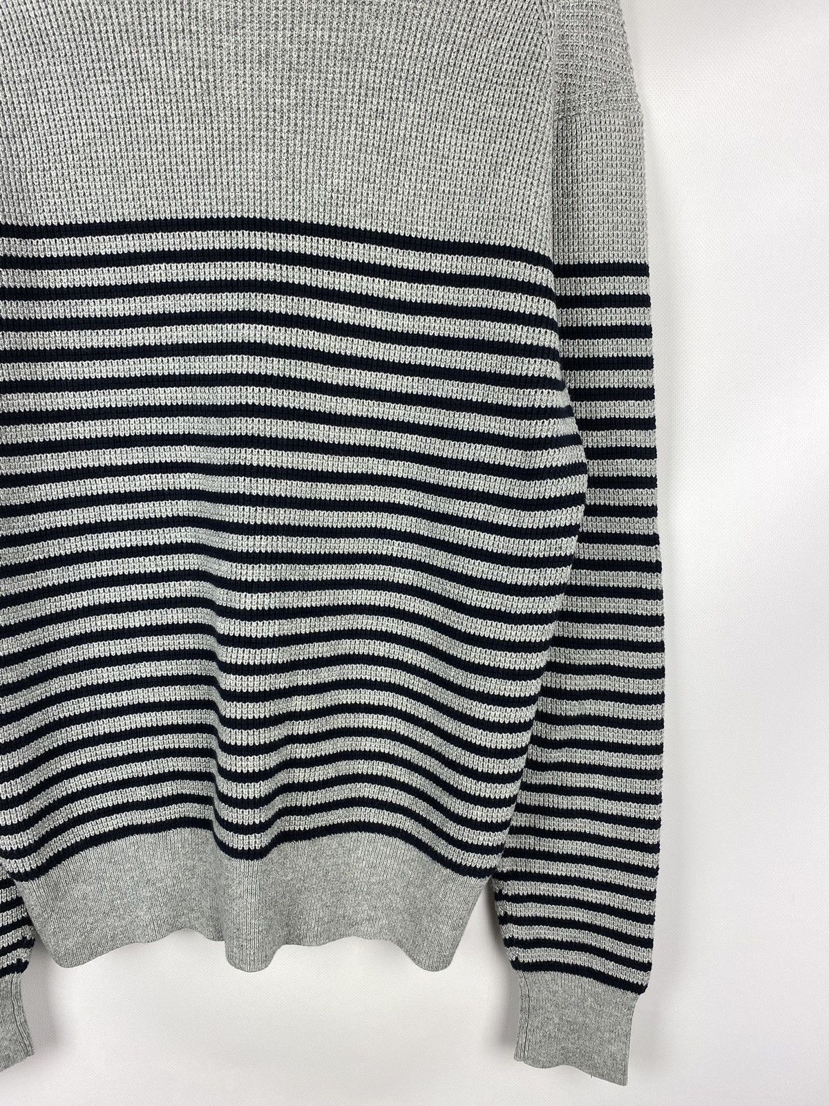 Allsaints × Japanese Brand Allsaints Trias Breton Crew Neck striped sweater pullover Size US L / EU 52-54 / 3 - 18 Thumbnail