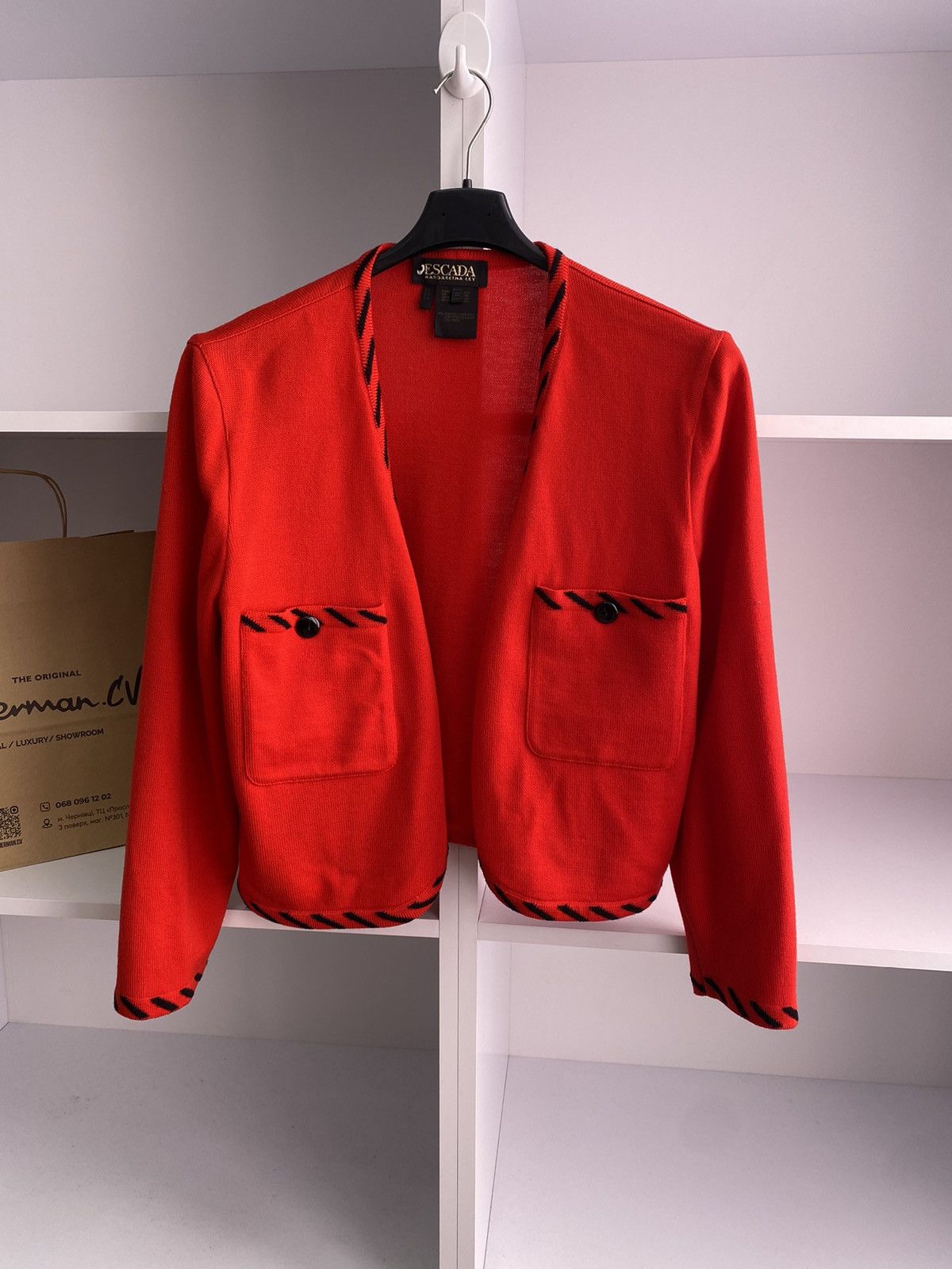 Escada × Vintage Vintage Escada women's luxury cardigan Size XS / US 0-2 / IT 36-38 - 4 Thumbnail