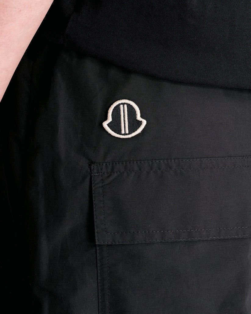 Rick Owens o1s1v1r1oon0825 Moncler Belas Wide Leg Trousers in Black Size US 32 / EU 48 - 6 Thumbnail