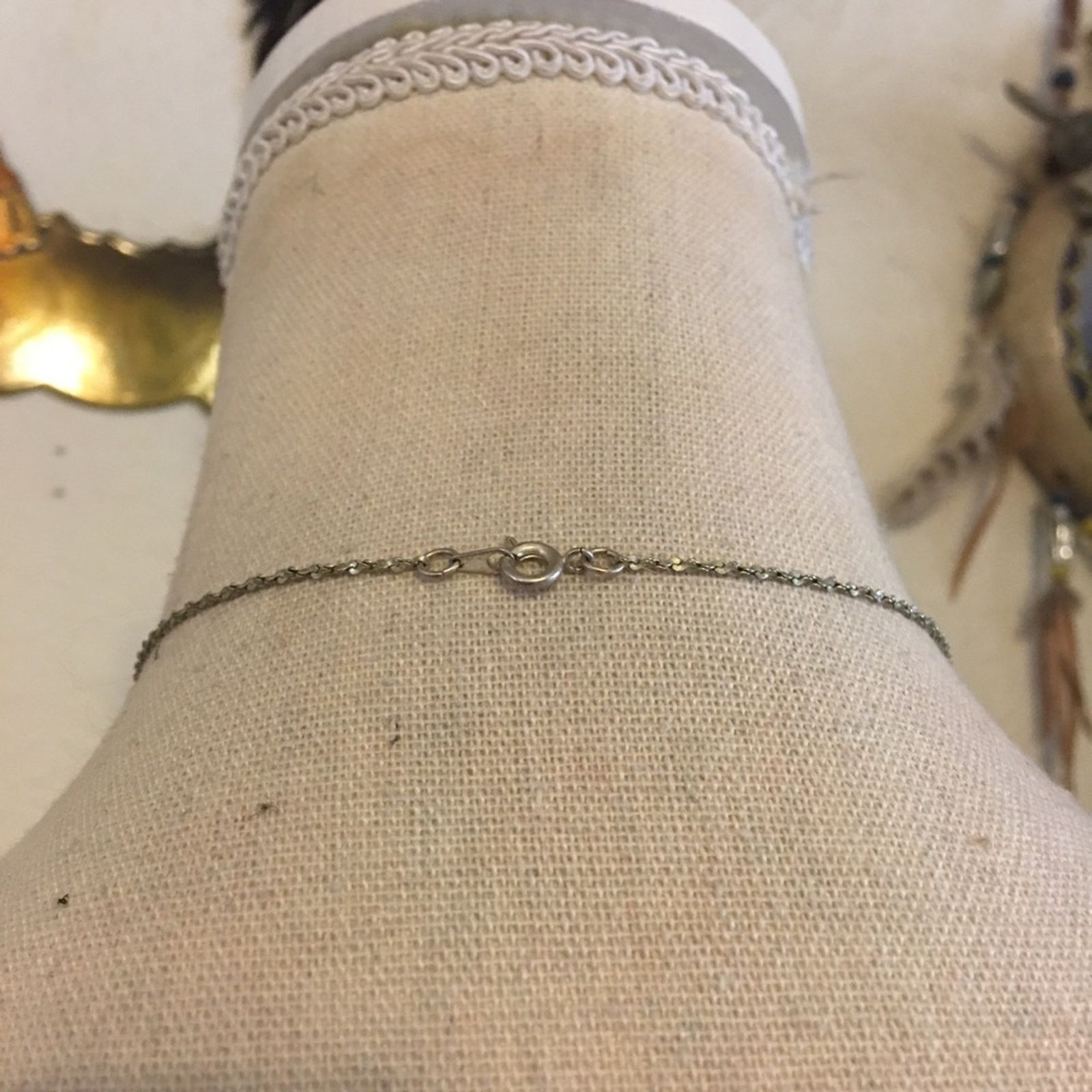 Vintage Vintage 80s silver dipped natural leaf necklace Size ONE SIZE - 5 Thumbnail