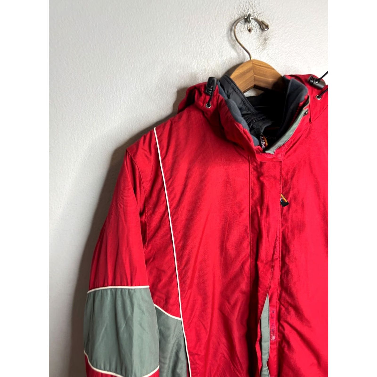 Vintage VINTAGE L.L. Bean Women’s Jacket Coat 3-in-1 Hooded Lined ZIP Red Small XS? Size S / US 4 / IT 40 - 2 Thumbnail