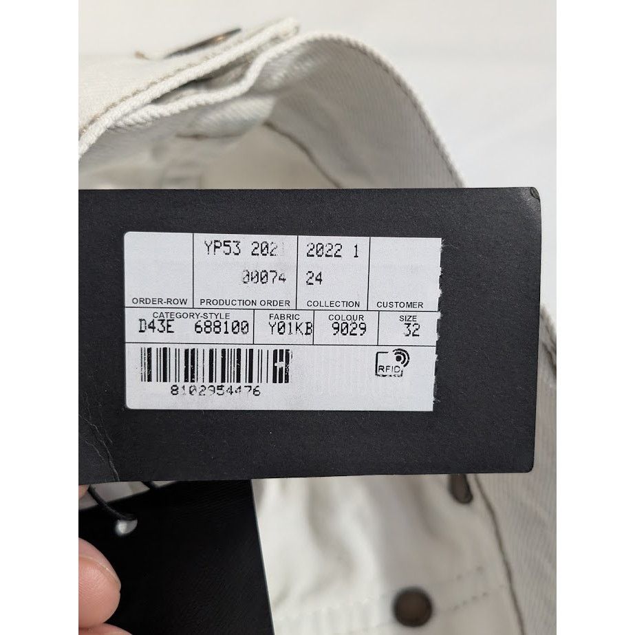 Saint Laurent Paris o1rshd1 Baggy Shorts Tigh LE in Grey Off-White Size US 32 / EU 48 - 19 Thumbnail