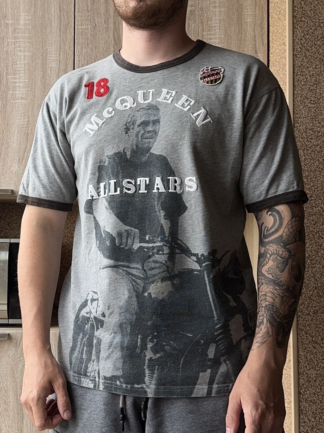 Japanese Brand Ringspun McQueen allstars escape 18 T-shirt Size US L / EU 52-54 / 3 - 15 Thumbnail