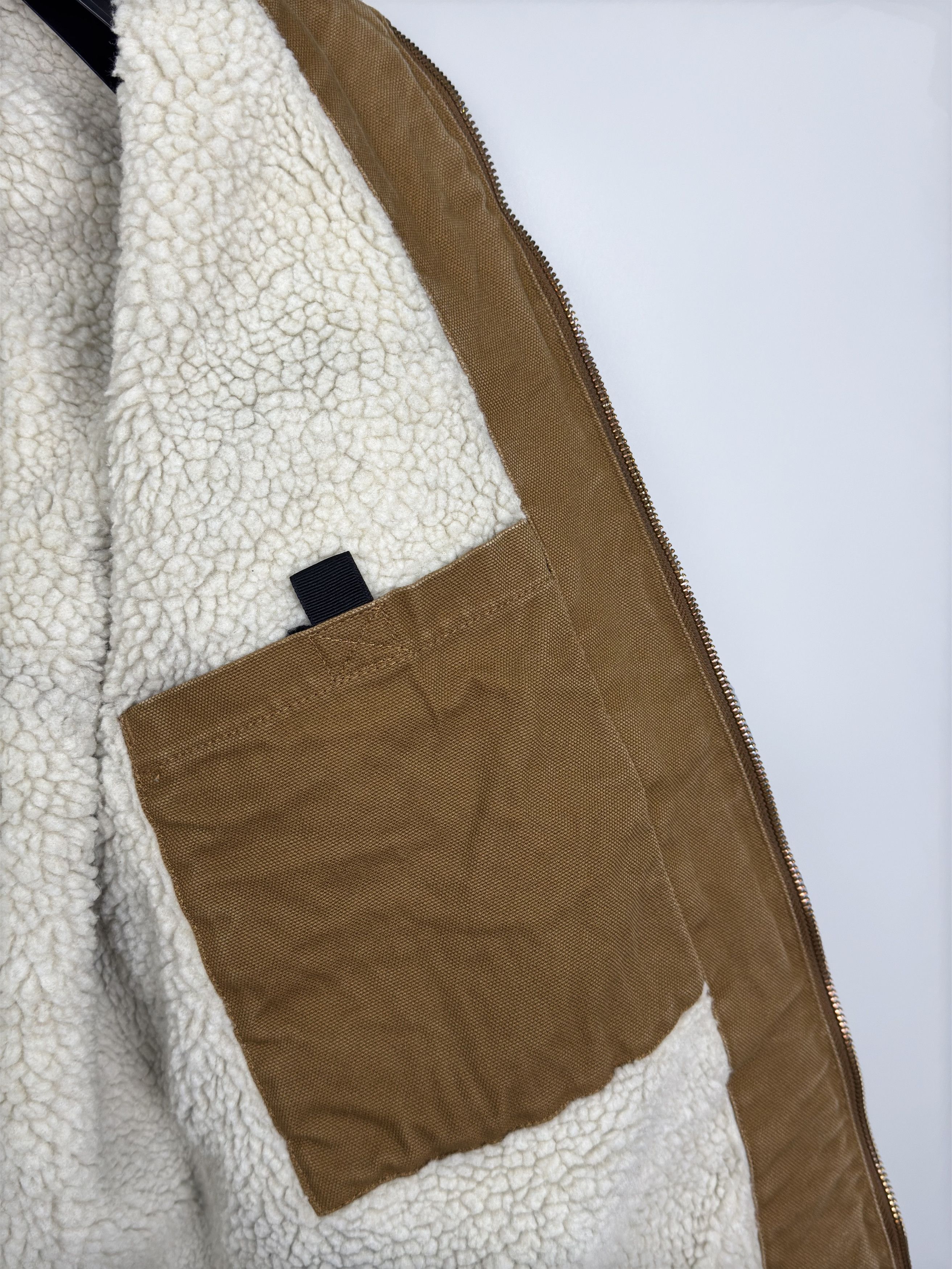 Carhartt Wip Carhartt WIP Miles Sherpa Canvas Jacket Size US M / EU 48-50 / 2 - 13 Thumbnail