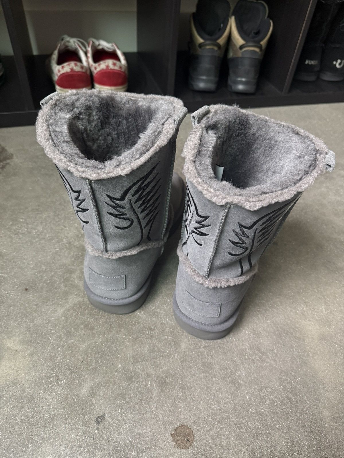 Other Grey 1199 Bazo cowboy hug boots (UGG) [second release] Size US 11 / EU 44 - 4 Thumbnail