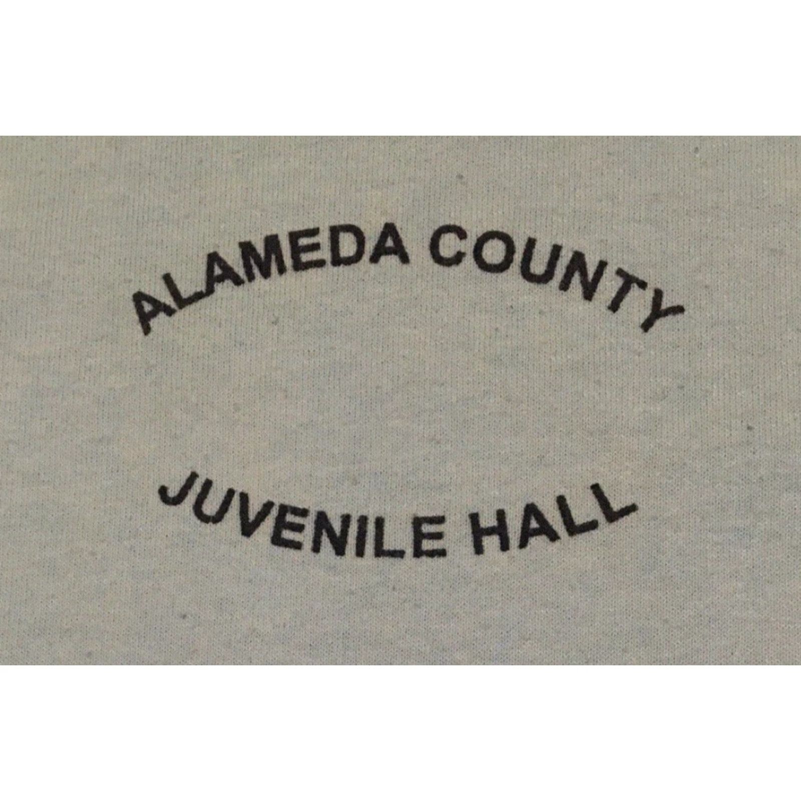 Vintage VINTAGE Alameda County Juvenile Hall Faded Inmate Shirt 3XL Blue Distressed 90s Grunge Prisoner USA Jail T-Shirt Mens Size US XXL / EU 58 / 5 - 2 Thumbnail