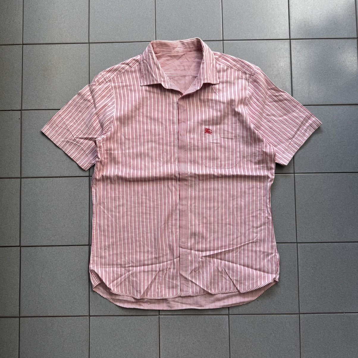Burberry Vintage Burberry Reversible Stripes Button Up Shirt Size US L / EU 52-54 / 3 - 1 Thumbnail