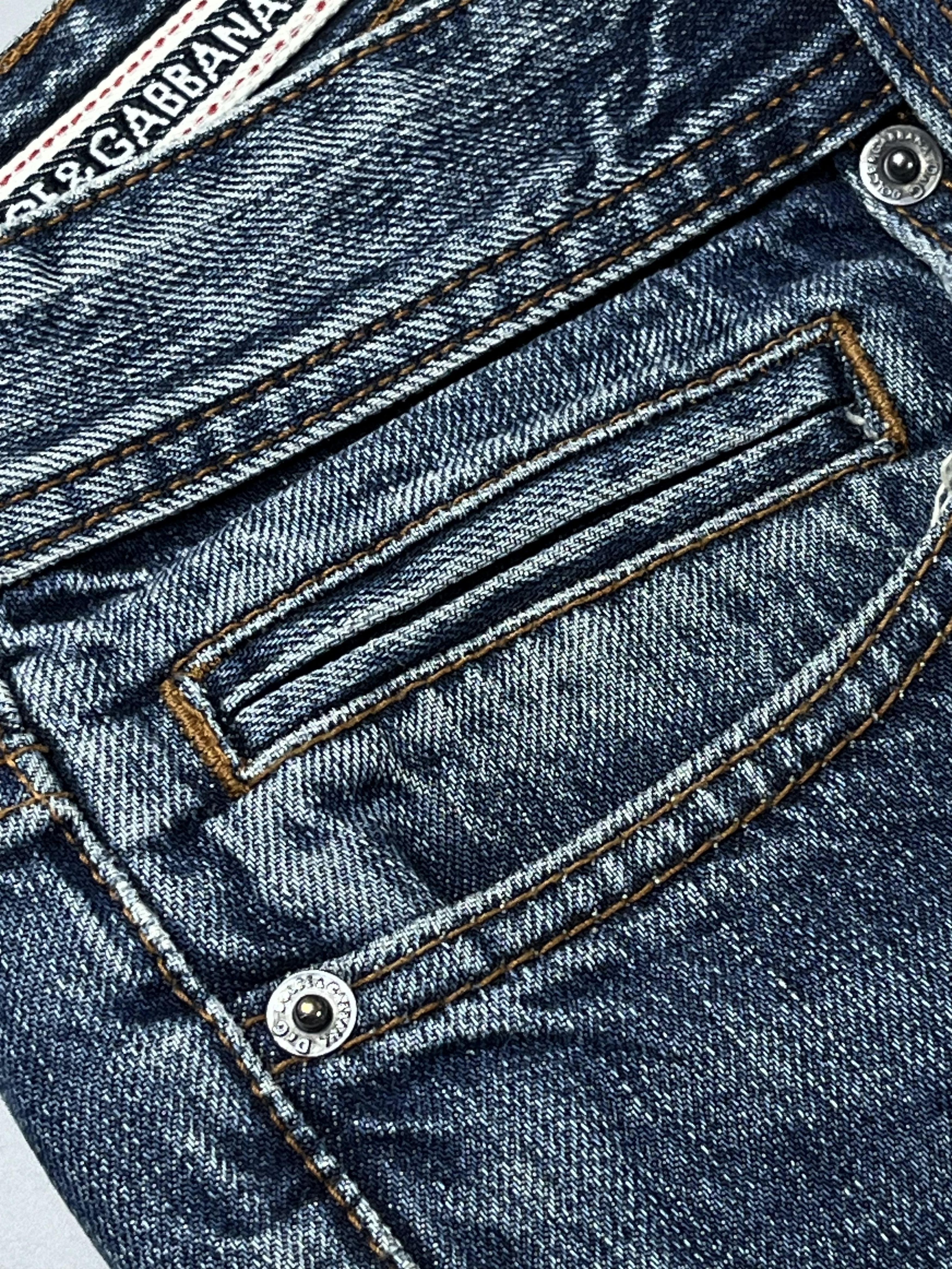 Dolce & Gabbana × Vintage Vintage Dolce & Gabbana Faded Jean Size US 33 - 7 Thumbnail