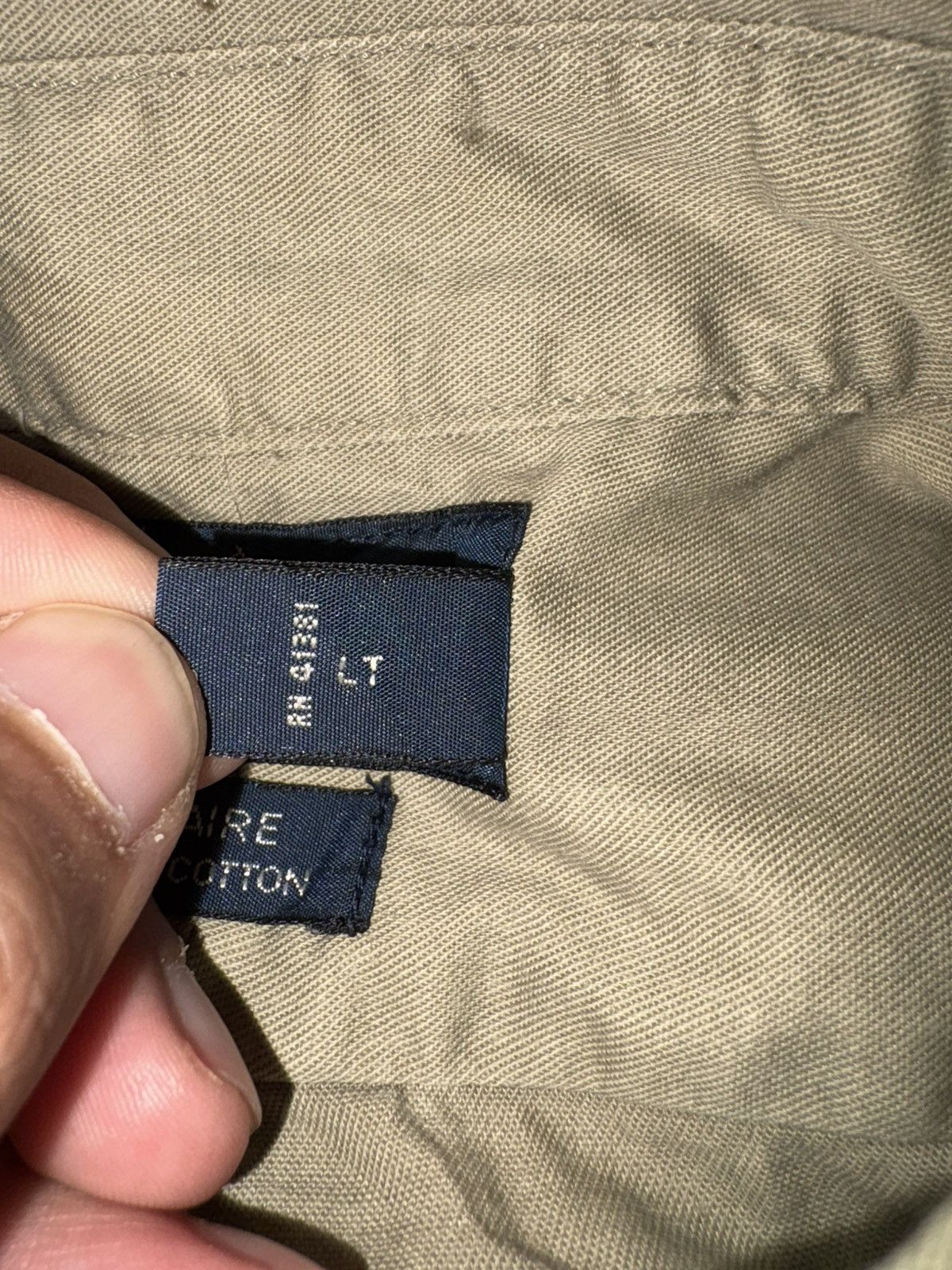 Ralph Lauren VTG Polo Ralph LaurenBlaire S/S Shirt Khaki Twill XL 90s/Y2K Size US XL / EU 56 / 4 - 7 Thumbnail