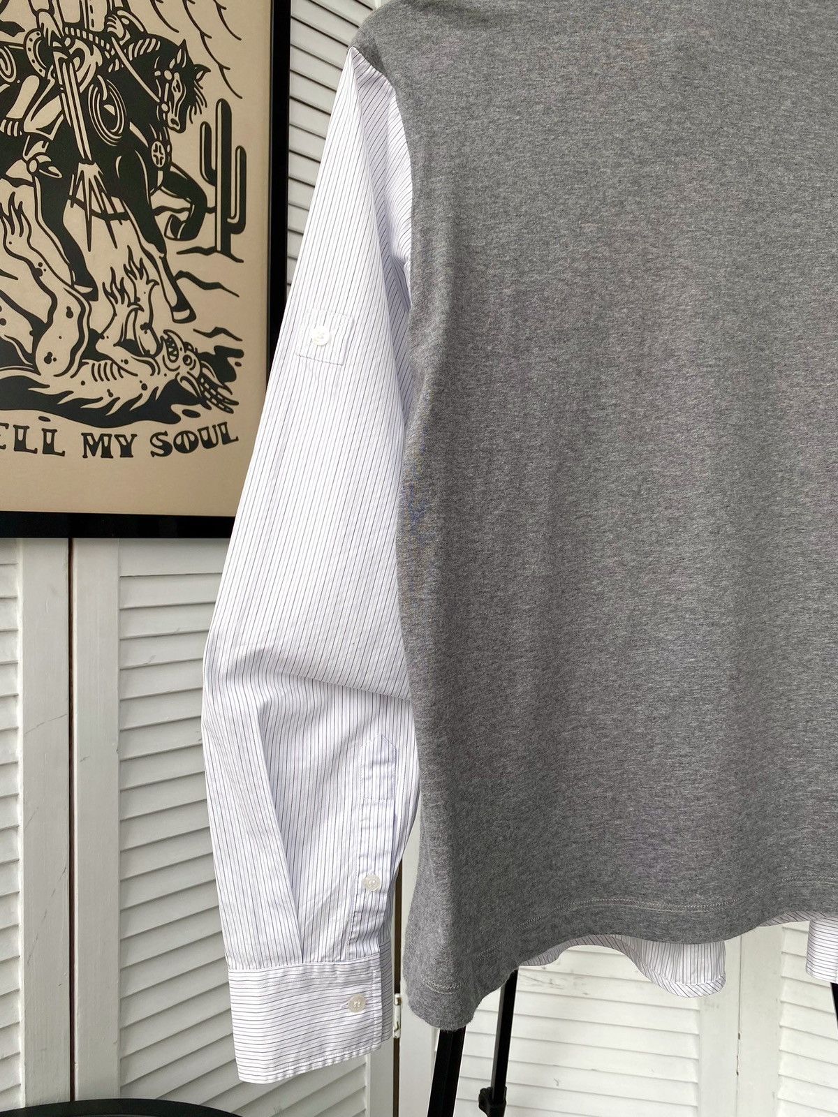 Dolce & Gabbana Dolce & Gabbana Striped 1/6 Button Up Shirt Military Size US S / EU 44-46 / 1 - 11 Thumbnail