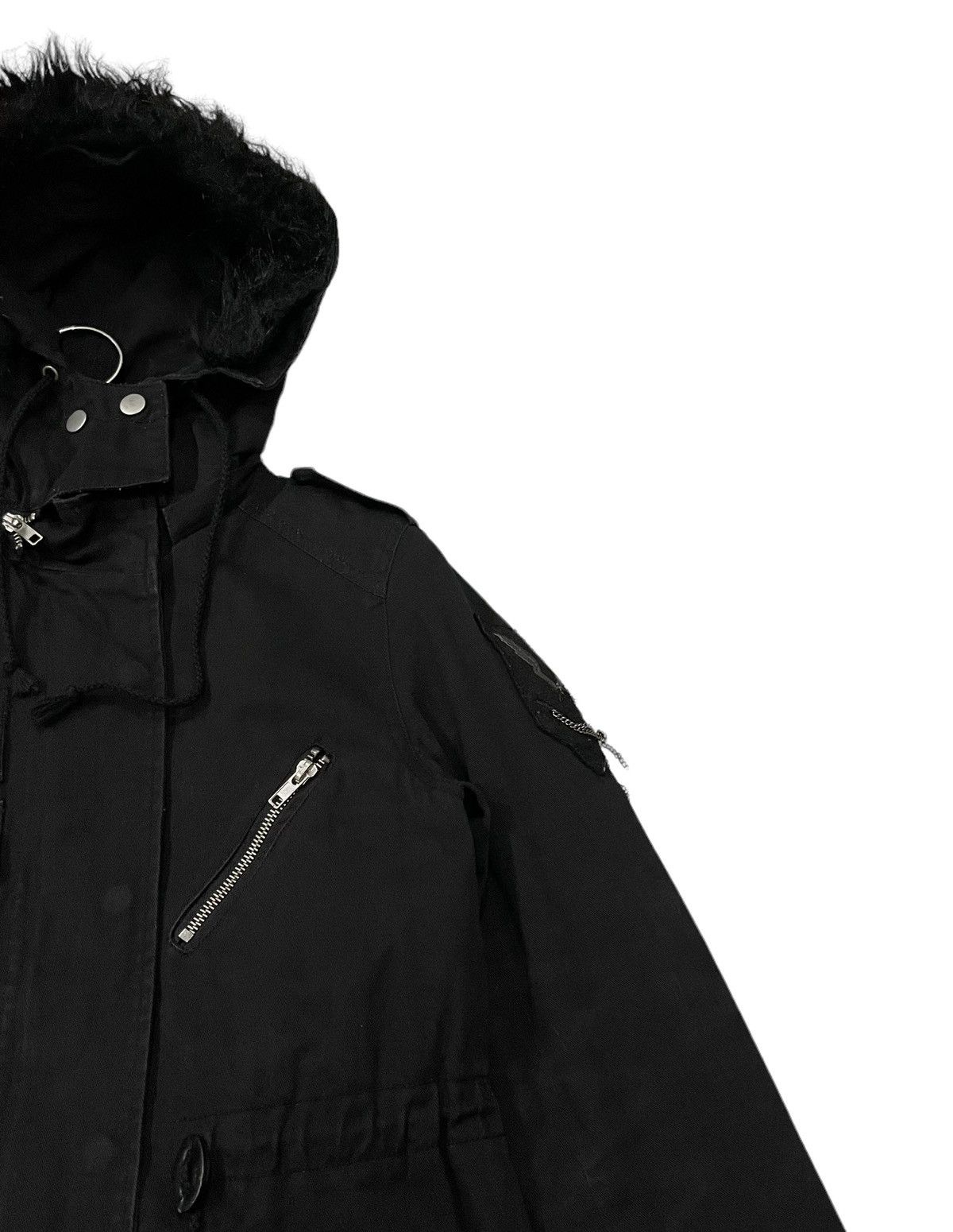 Le Grande Bleu (L.G.B.) Vintage Glad News Seditionaries Punk Skull Fishtail Parka Size US XS / EU 42 / 0 - 3 Thumbnail