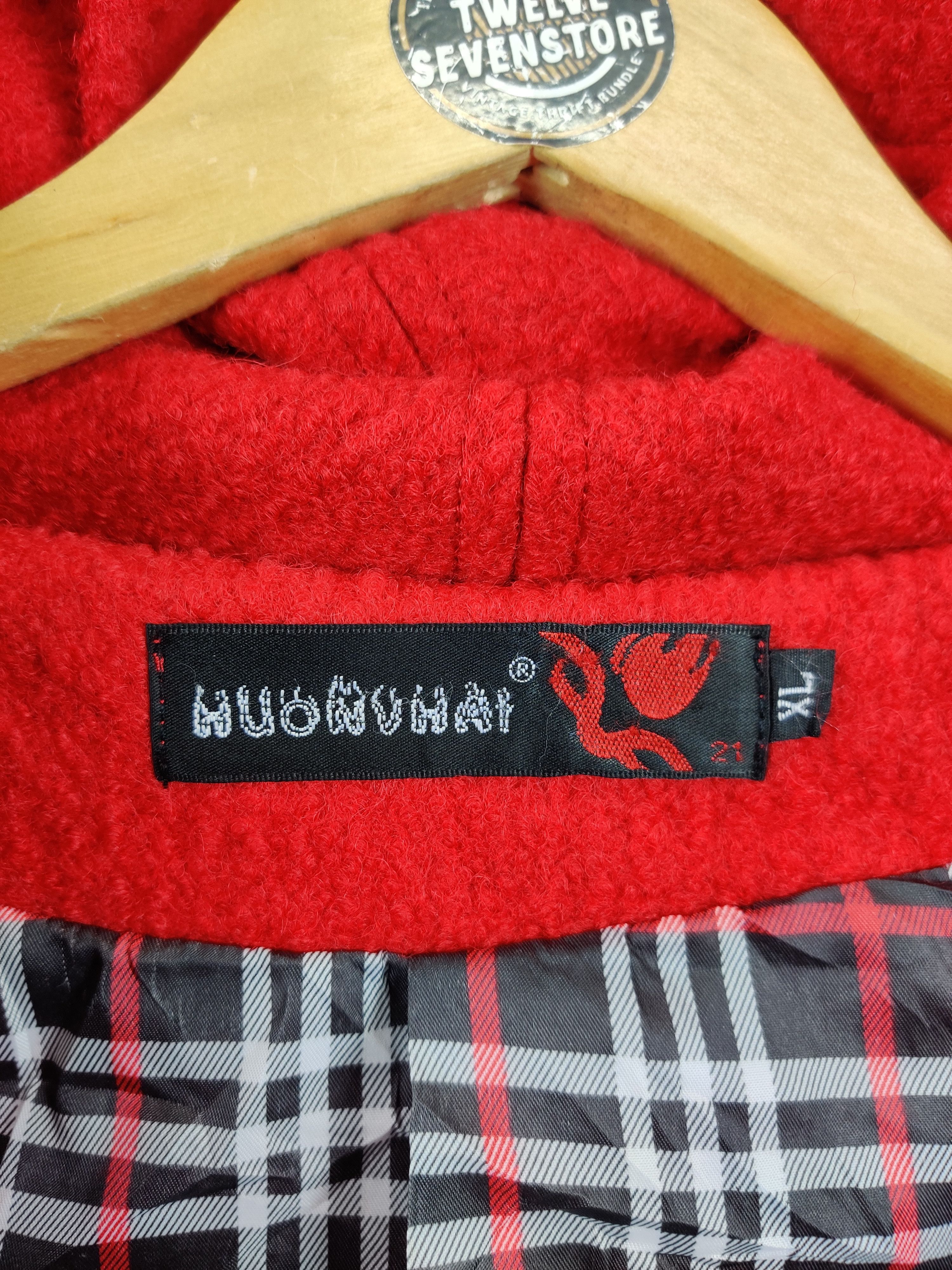 Japanese Brand Vintage Muonumai Wool Long Coat Jacket Nice Design Size US XL / EU 56 / 4 - 11 Thumbnail