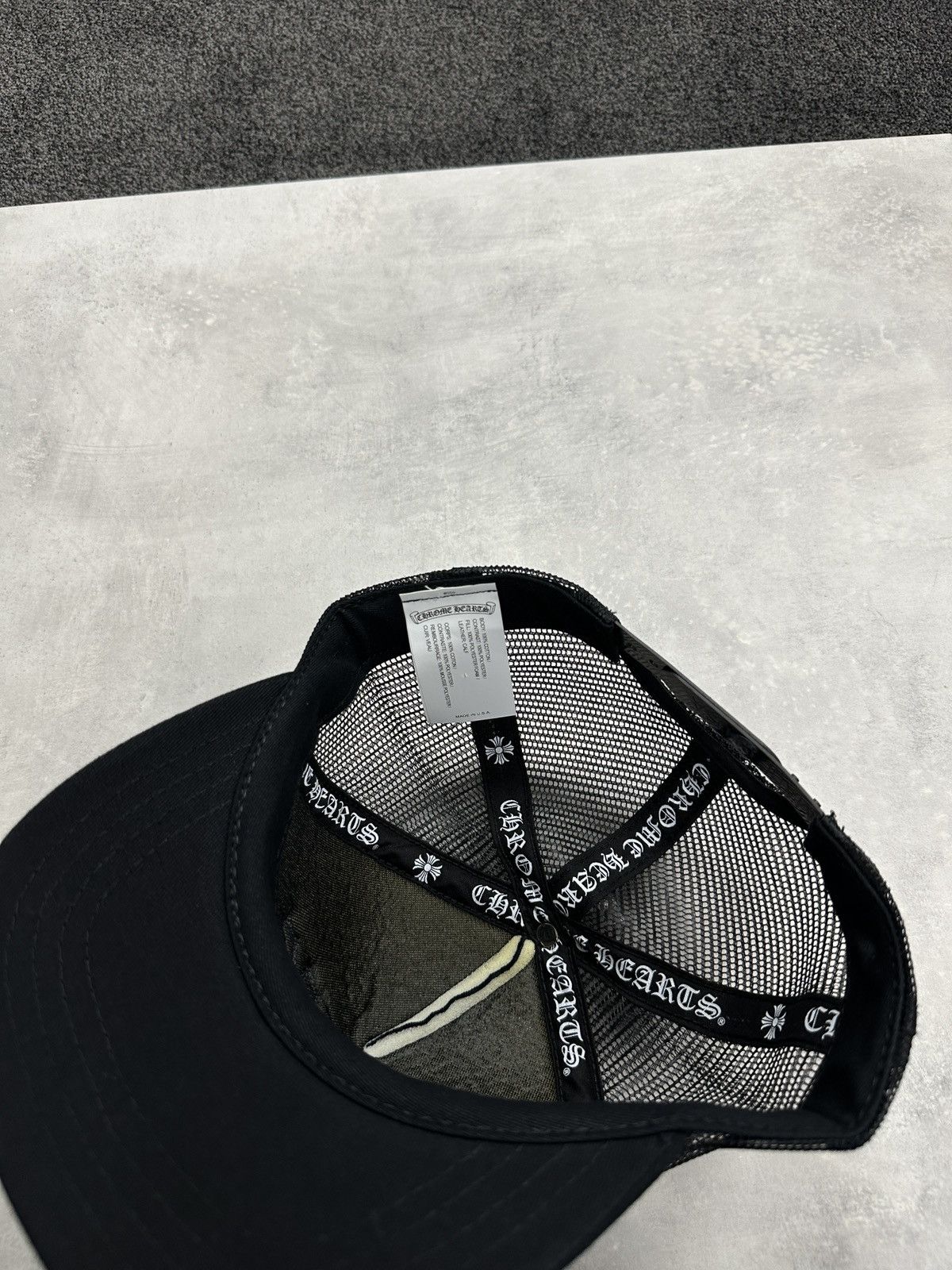 Chrome Hearts Chrome Hearts St Barth 3 Cross Trucker Cap Black Purple Size ONE SIZE - 6 Thumbnail