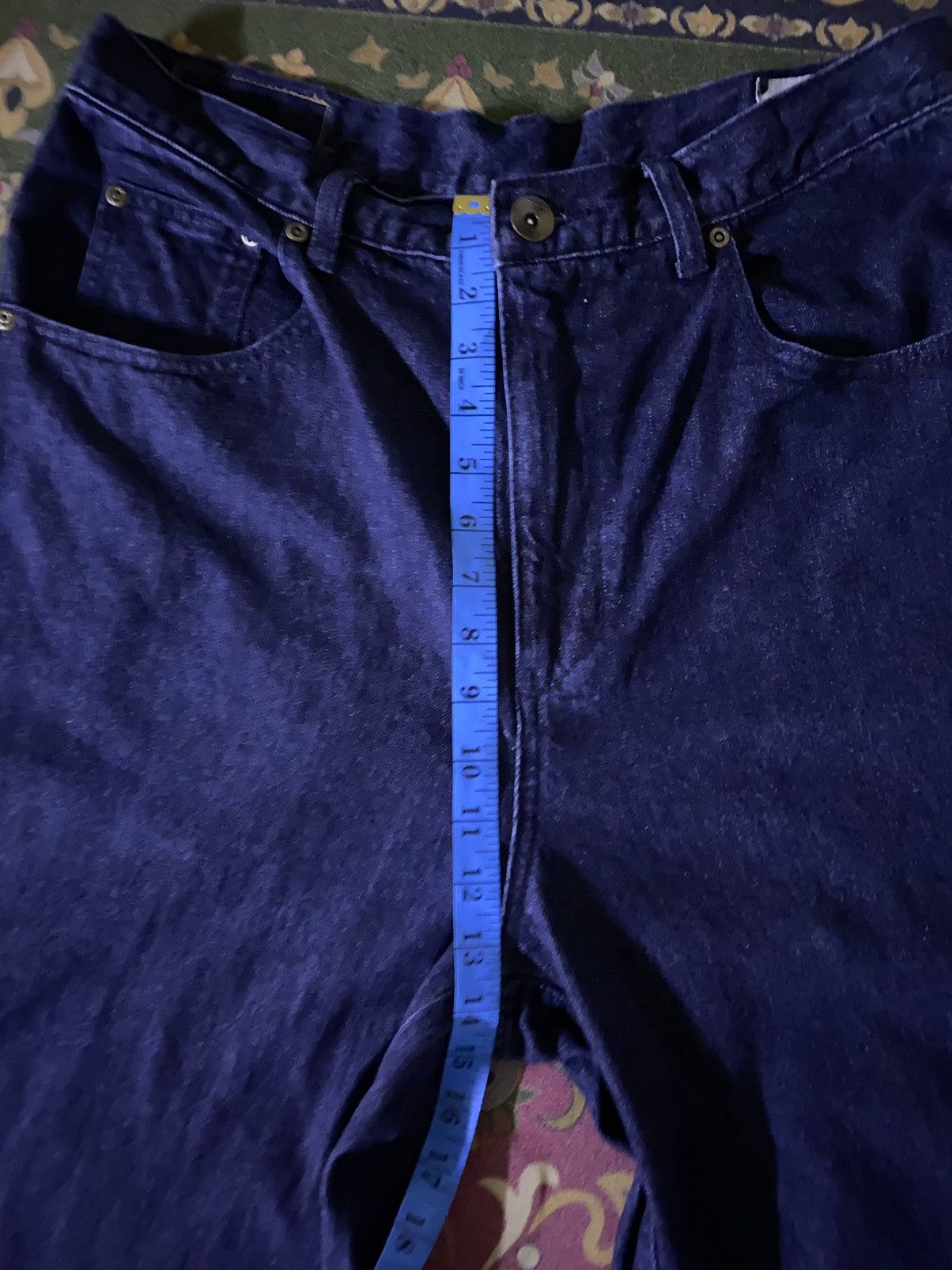 Ecko Unltd. Vintage Japanese Brand Antiqua Super Baggy Jnco Style Denim Size US 32 / EU 48 - 13 Thumbnail