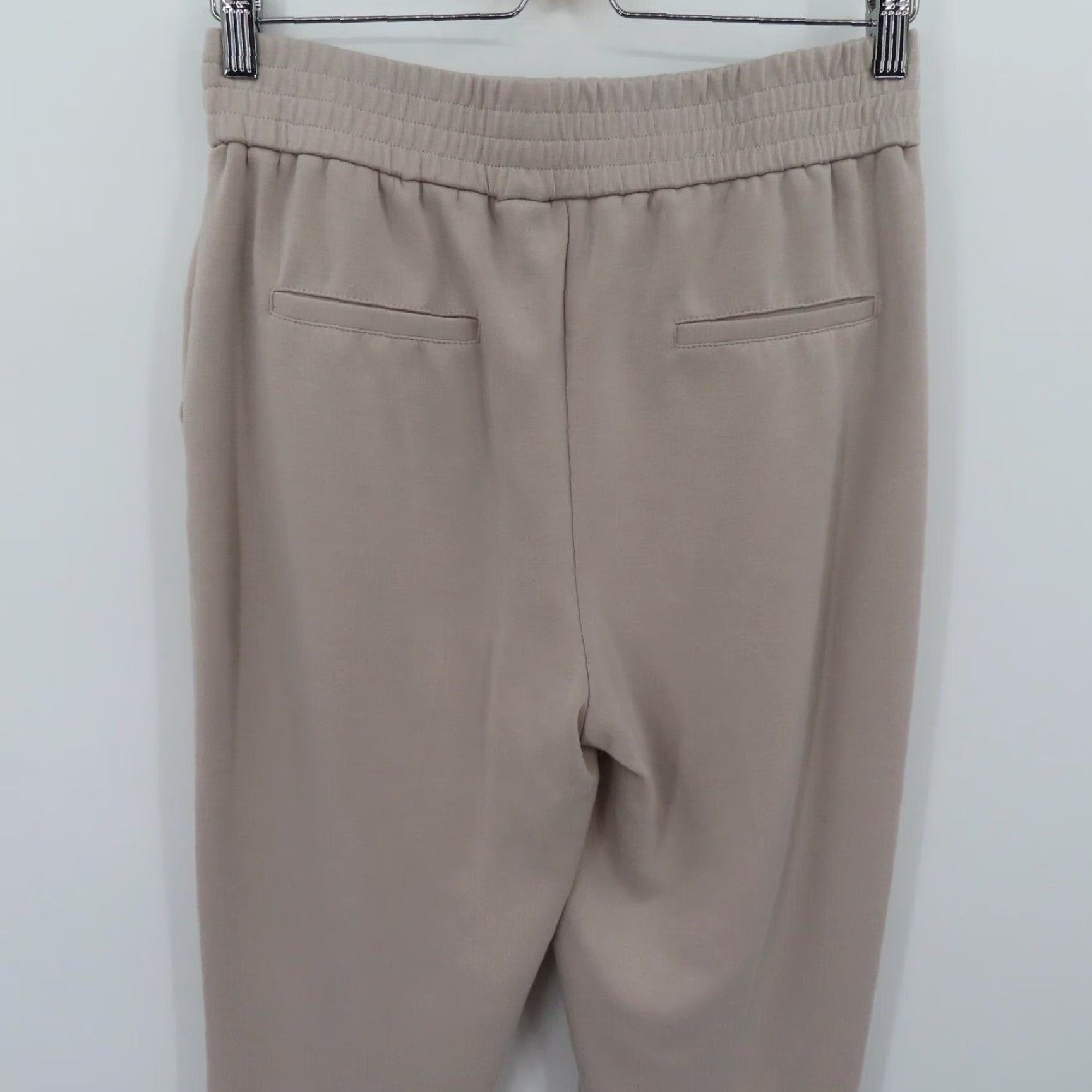 Vintage Mason DAmelie Pants Womens Medium Pull On Stretch Waistband Beige Pleated Front Size 32" / US 10 / IT 46 - 5 Thumbnail