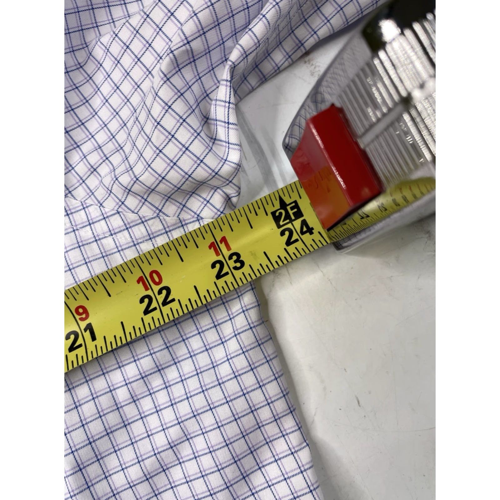 Brooks Brothers Brooks Brothers Dress Shirt Plaid Ultrafine 140s Supima Cotton Regent 16/33 Men Long Sleeve Button-Down Collar Non-Iron Wrinkle Resistant Multicolor Size 42R - 7 Thumbnail