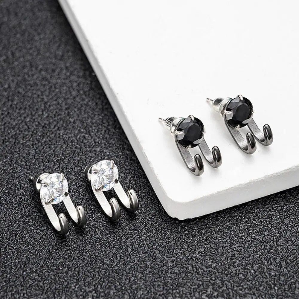 Jewelry × Vintage Hook Paw Earrings Korean Earrings Size ONE SIZE - 2 Thumbnail