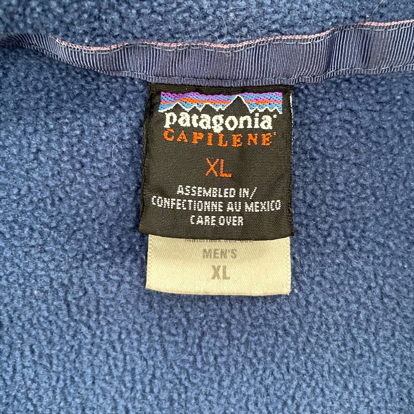 Patagonia VINTAGE Patagonia Sweater Adult Extra Large Blue 1/4 Zip Capilene Fleece Mens XL Jacket Sleeve Size US XL / EU 56 / 4 - 6 Thumbnail