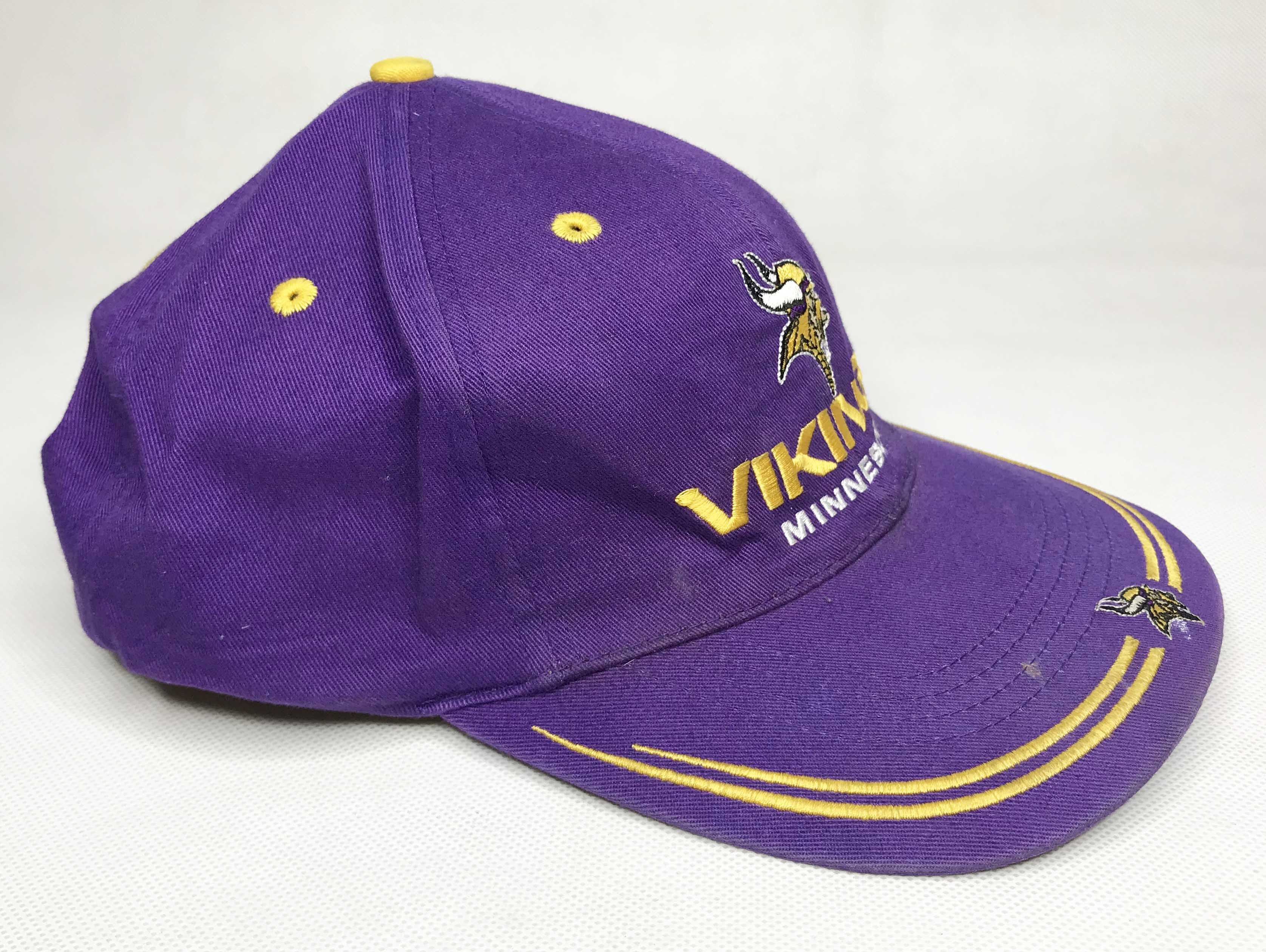 NFL × Twins Enterprise Inc. Vintage Twins Enterprise NFL Minnesota Vikings Football Cap Size ONE SIZE - 4 Thumbnail