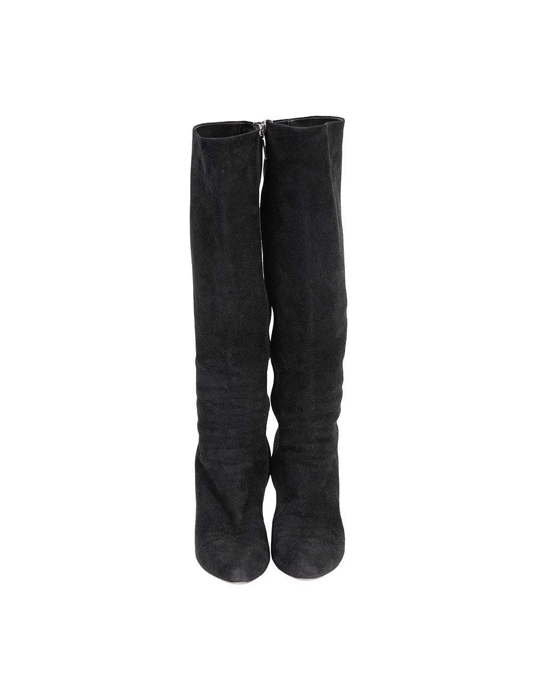 Dior Dior Black Suede Knee Boots Size US 8 / IT 38 - 6 Thumbnail