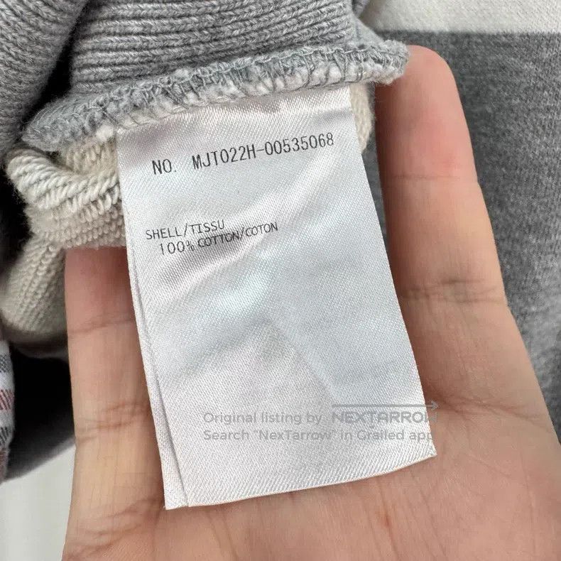 Thom Browne Thom Browne Gray Zip-Up Hoodie Size US S / EU 44-46 / 1 - 7 Thumbnail
