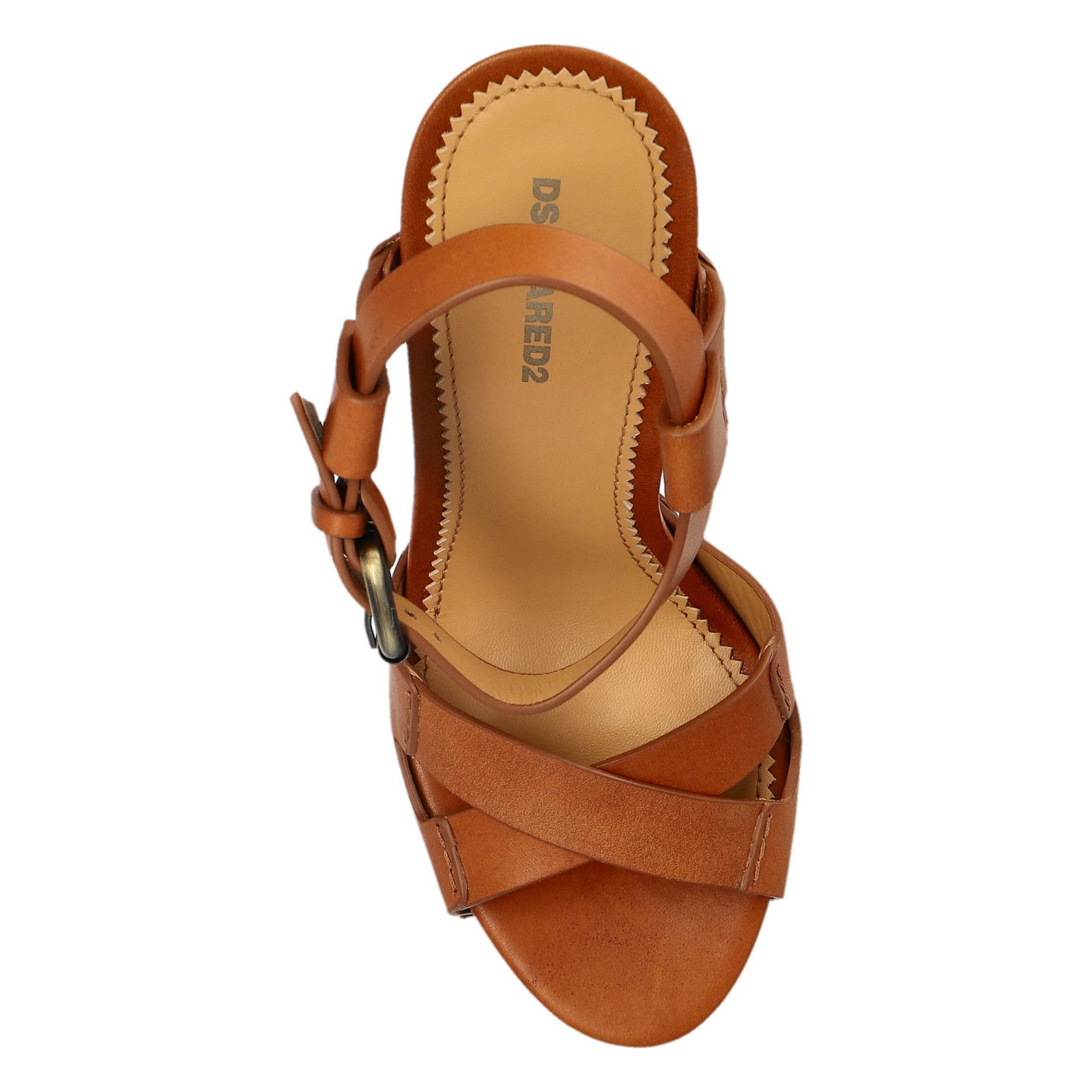 Dsquared2 DSQUARED2 Brown Platform Sandals New & Authentic (Women's si Size US 7.5 / IT 37.5 - 5 Thumbnail